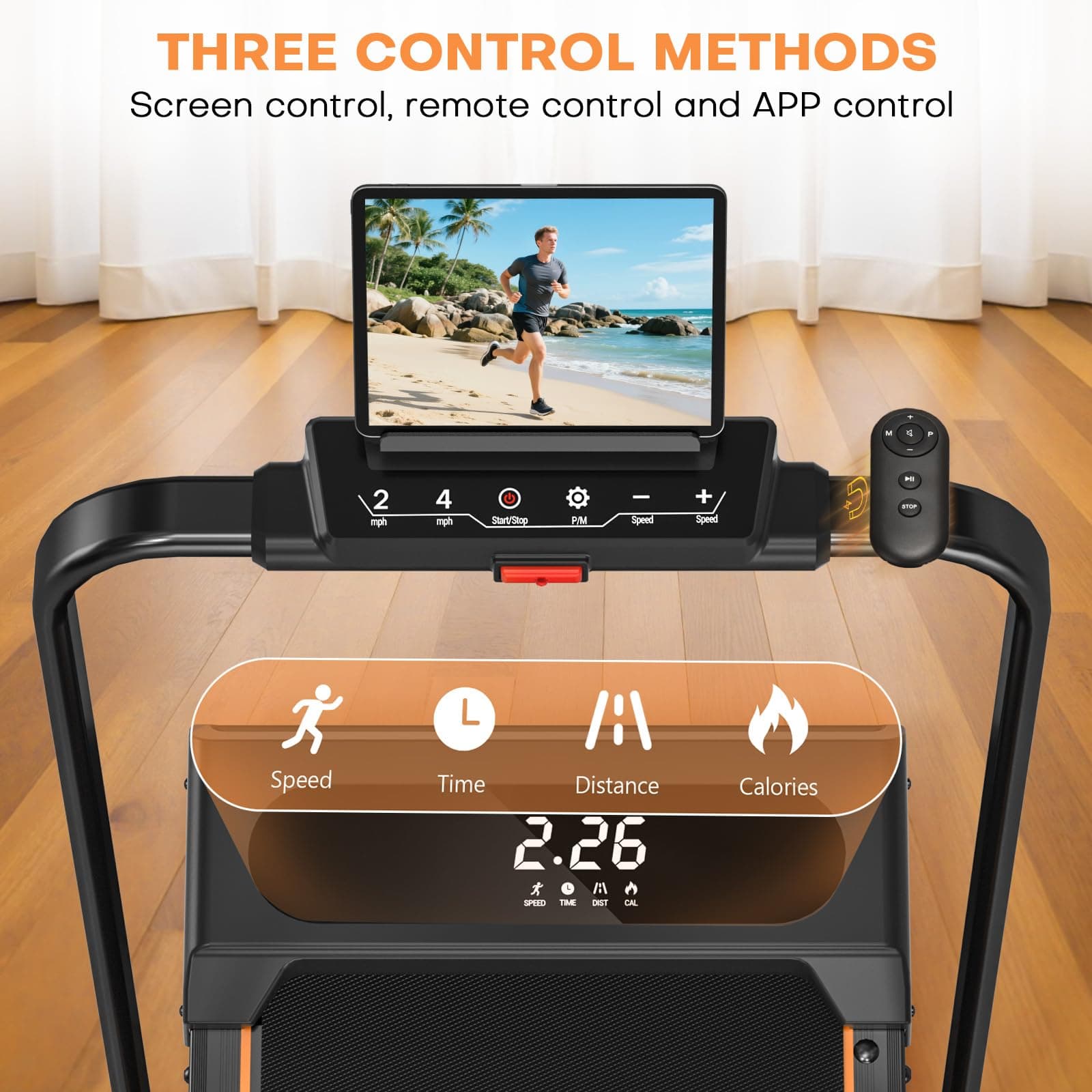 vannect 6 in 1 Folding Treadmill with 12KM/H – Bild 7