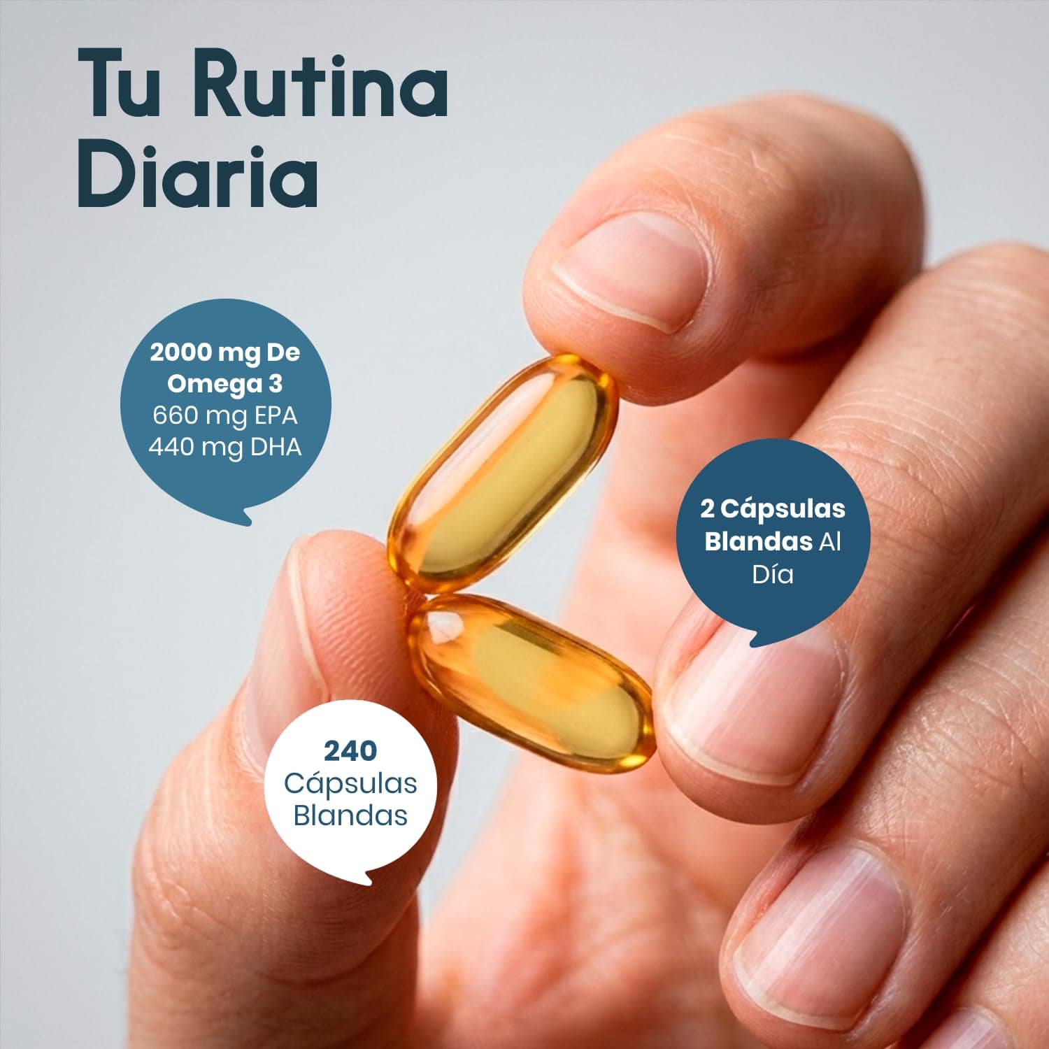Bloom Naturals Beauty Supplements Oméga 3-240 Capsules – Bild 3