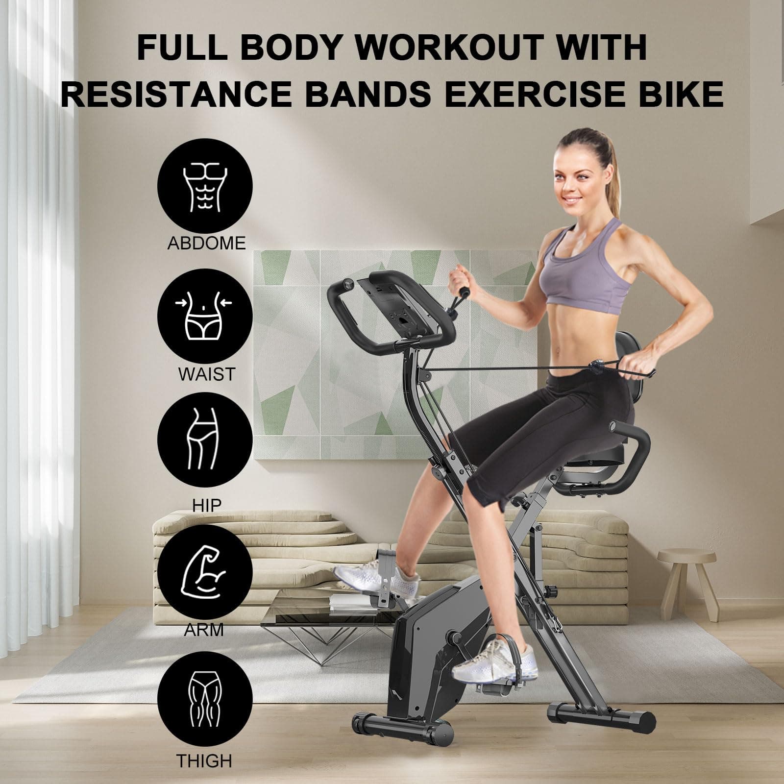 Botifly Cyclette Pieghevole da Casa 4 in 1 – Bild 5