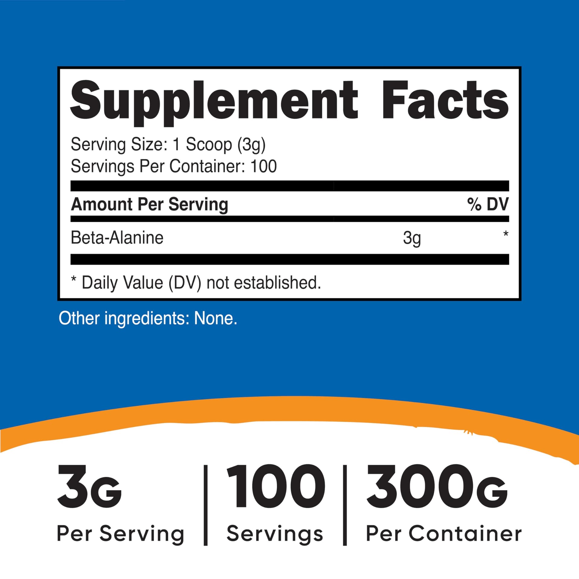 Nutricost Beta Alanine Powder 300 Grams (10.7oz – Bild 2