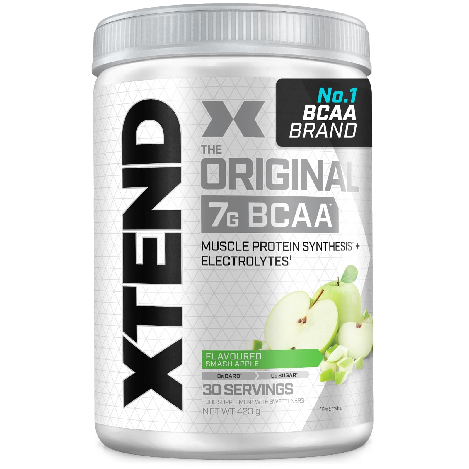 Scivation XTEND Original BCAA Powder Smash Apple 30 Servings