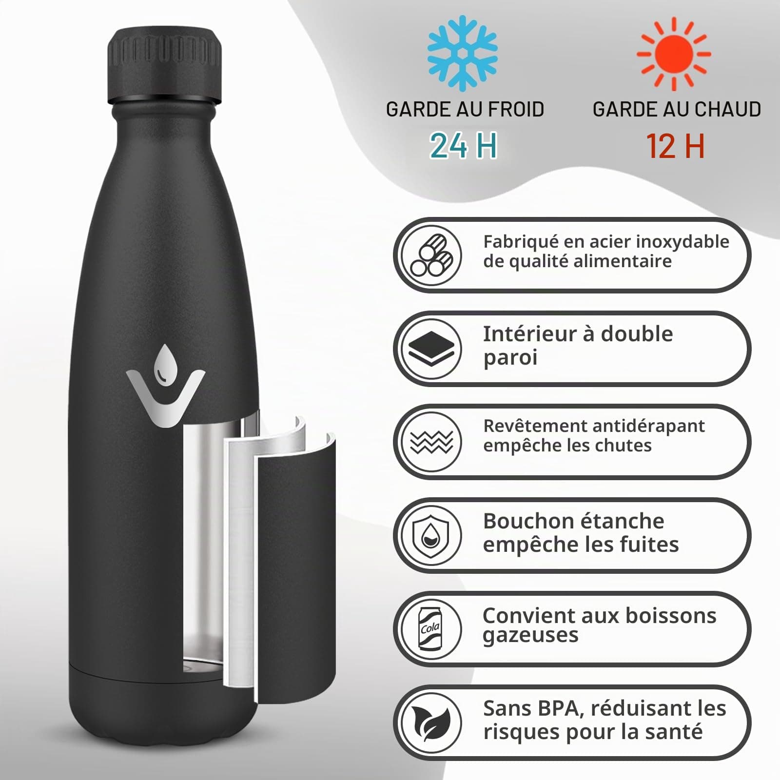 Motswedi Gourde Isotherme 750ml – Bild 2