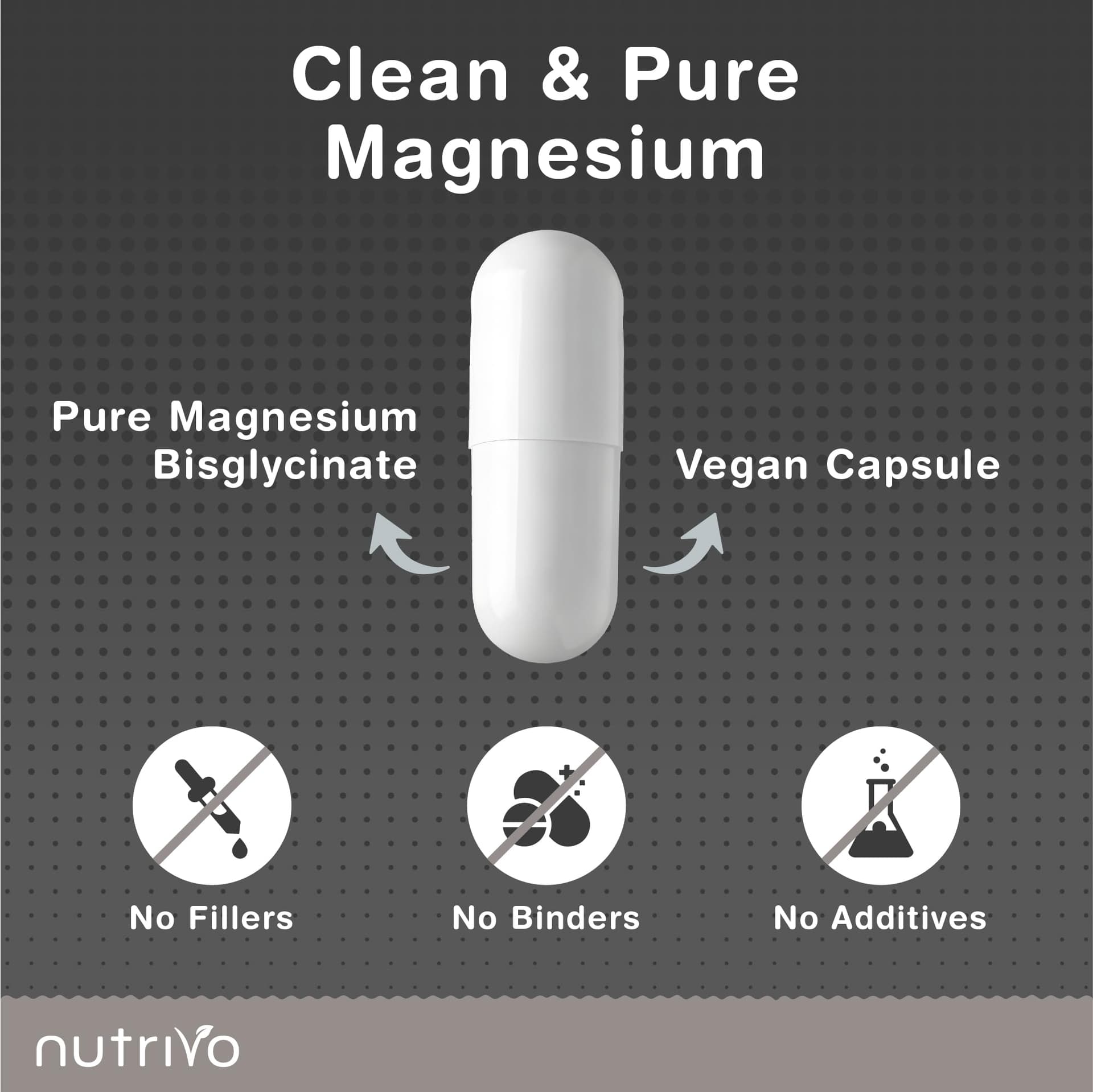 Nutrivo Magnesium Bisglycinate 1000mg – Bild 7