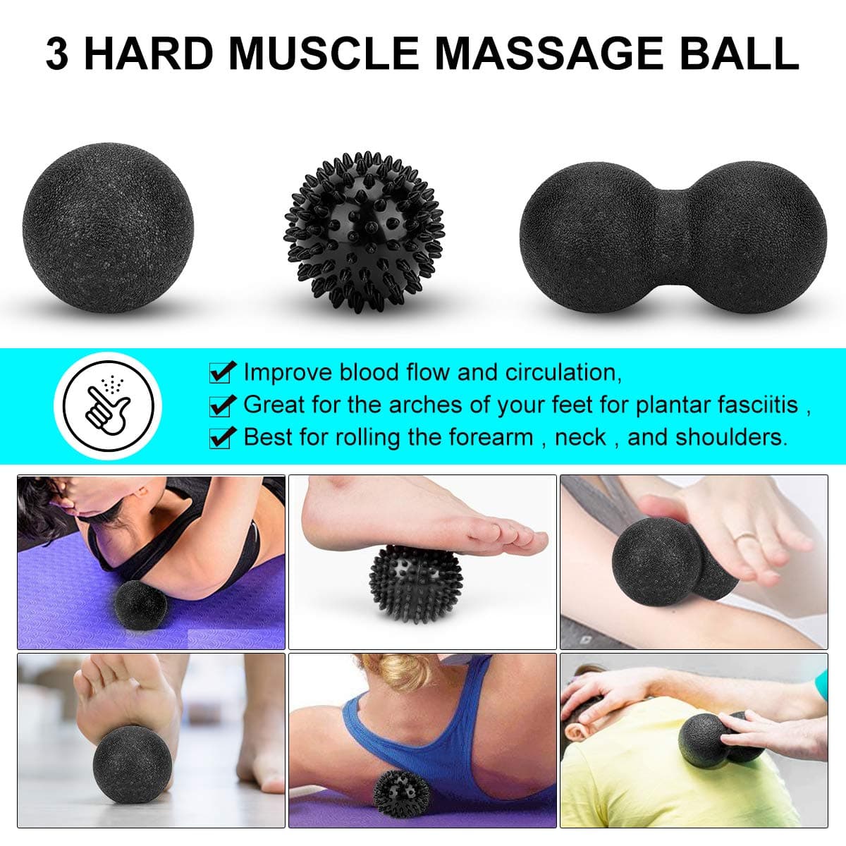 BORNEW Foam Roller Set – Bild 5