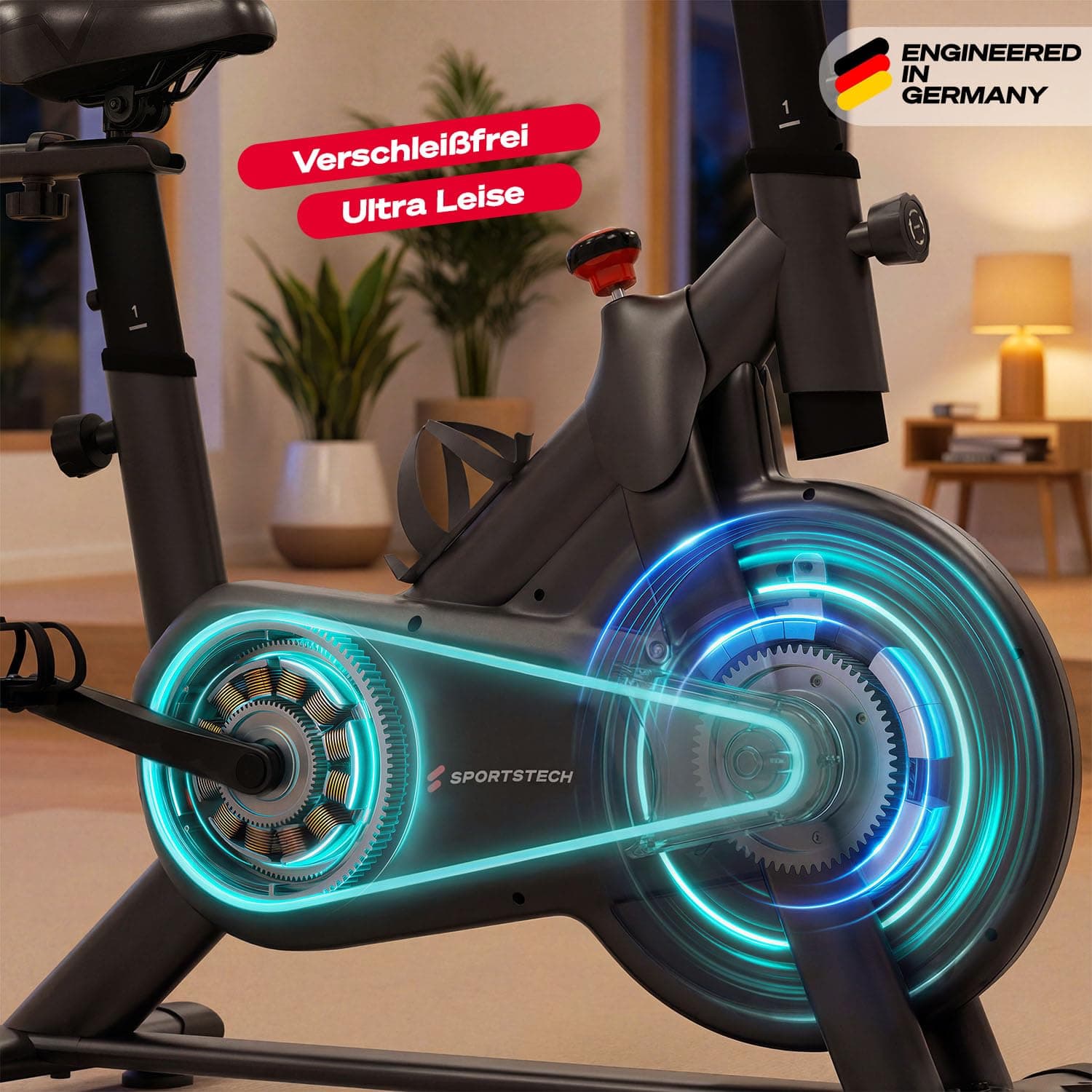 Sportstech Heimtrainer Fahrrad Ergometer SX175 – Bild 2