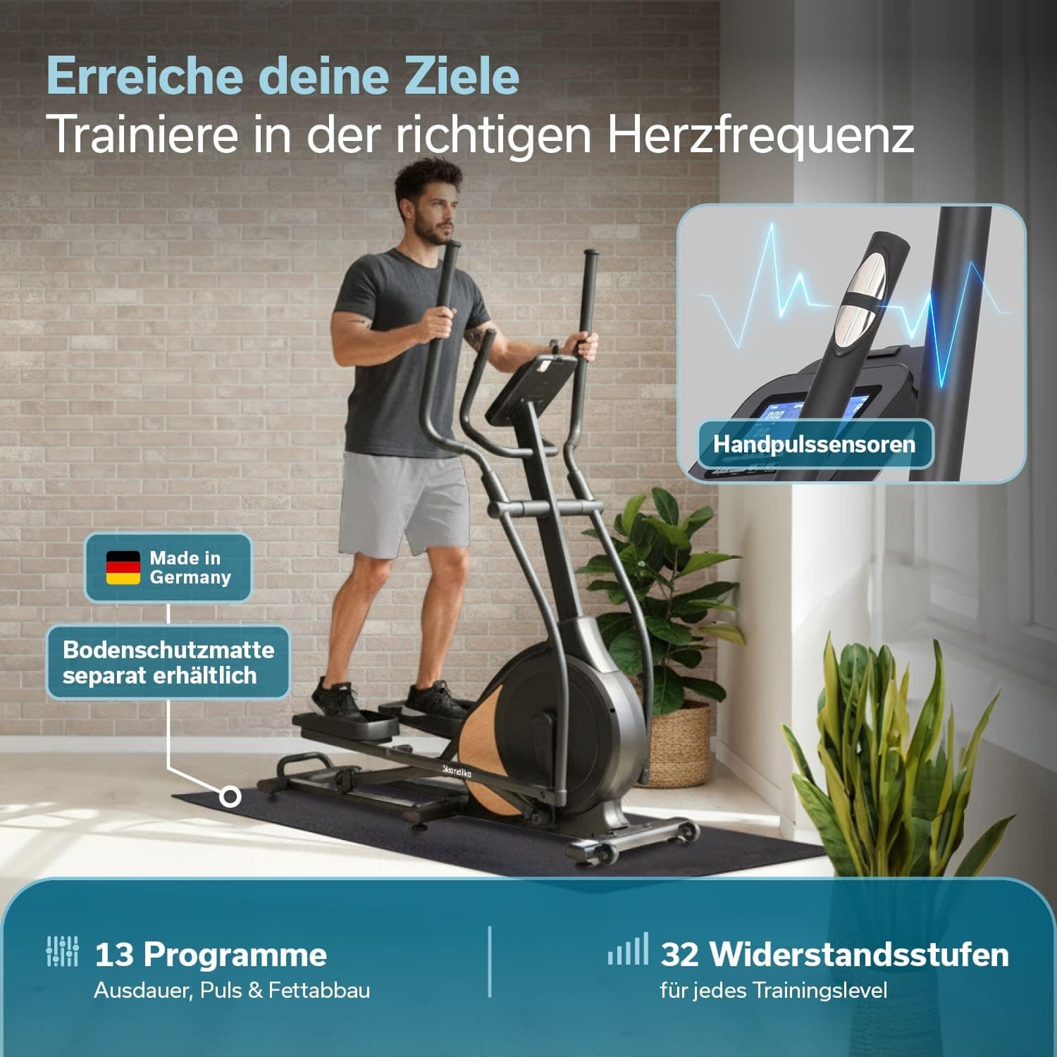 Skandika Crosstrainer Carbon P18 – Bild 3