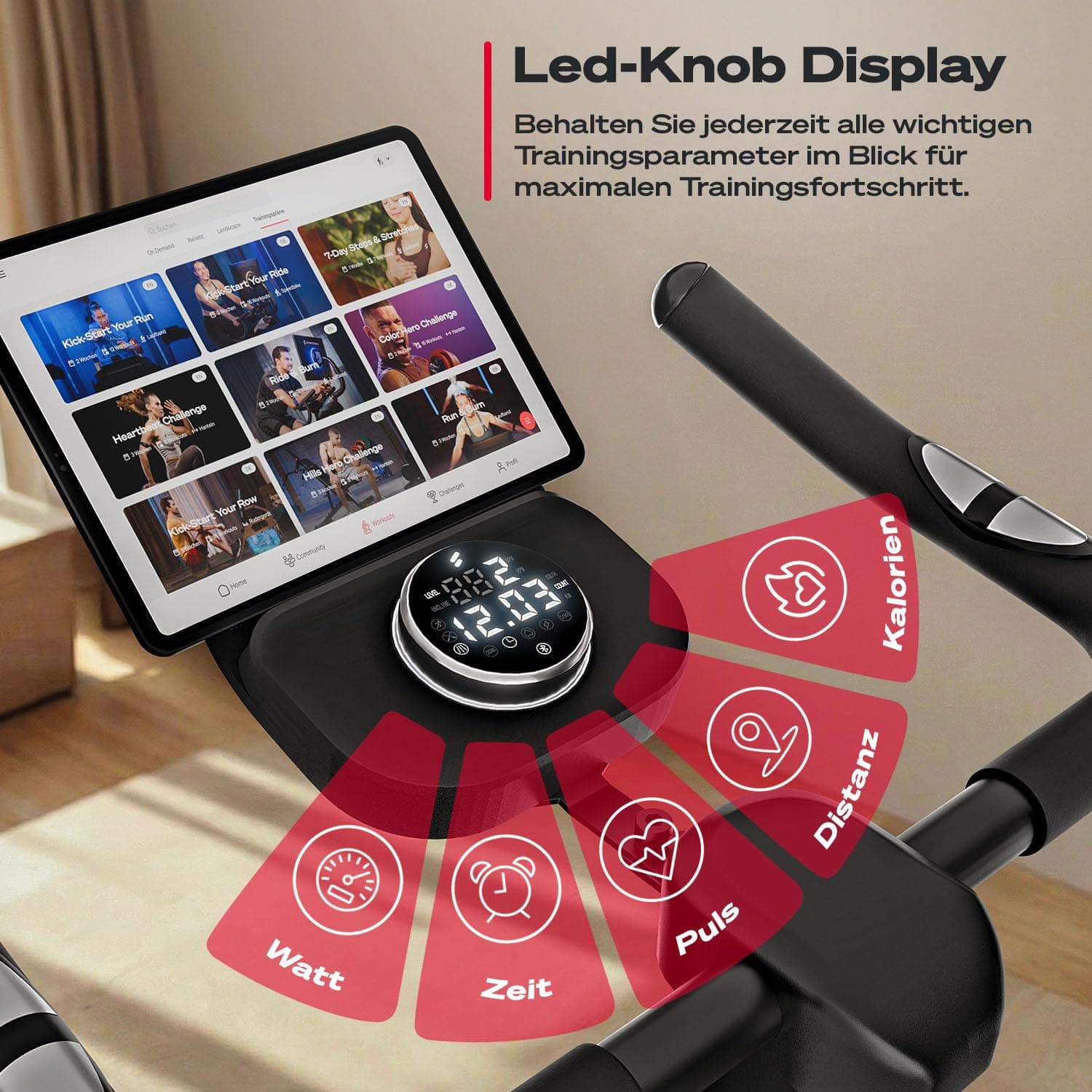 Sportstech Heimtrainer Fahrrad Ergometer SX175 – Bild 5