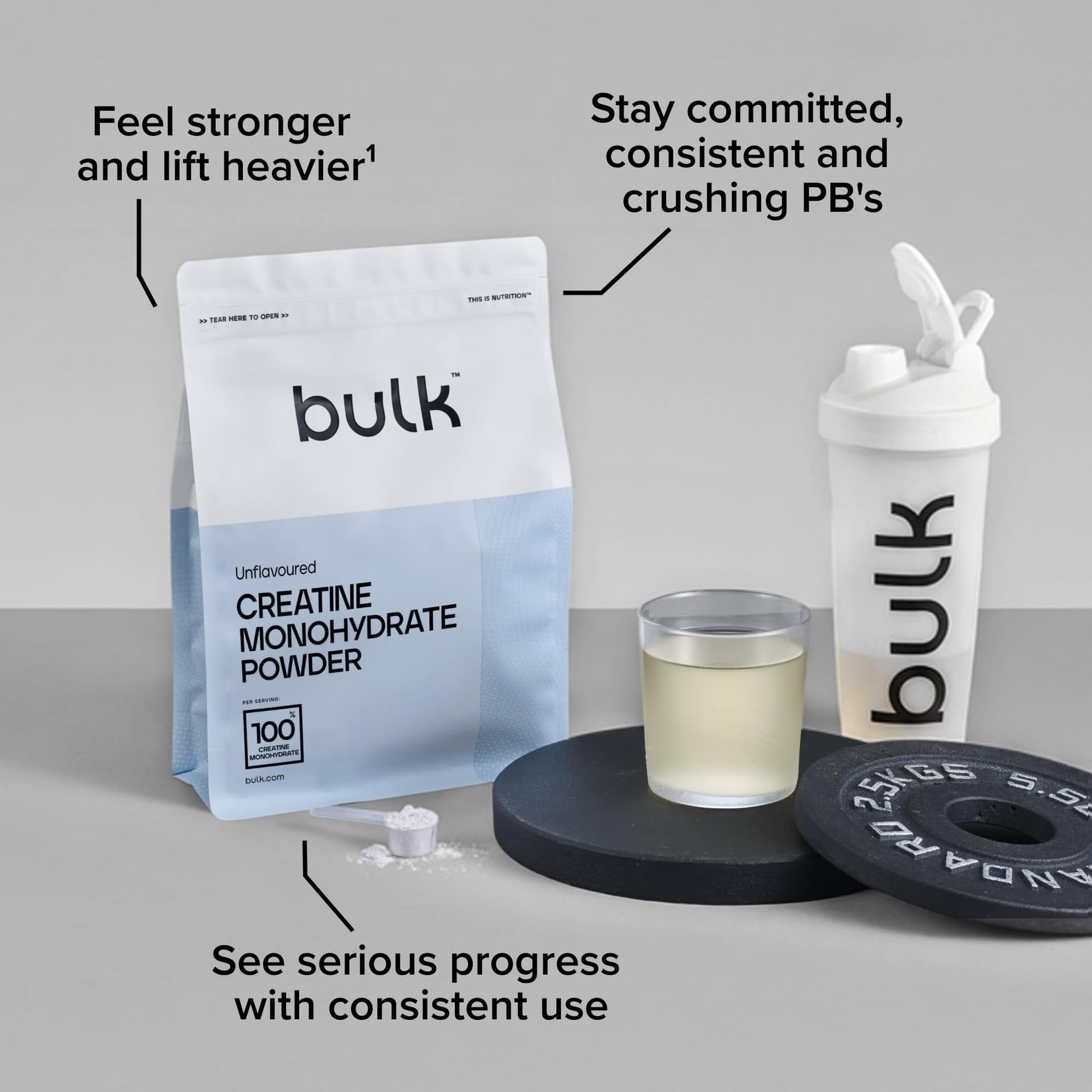 Bulk Creatine Monohydrate Powder 500g – Bild 3