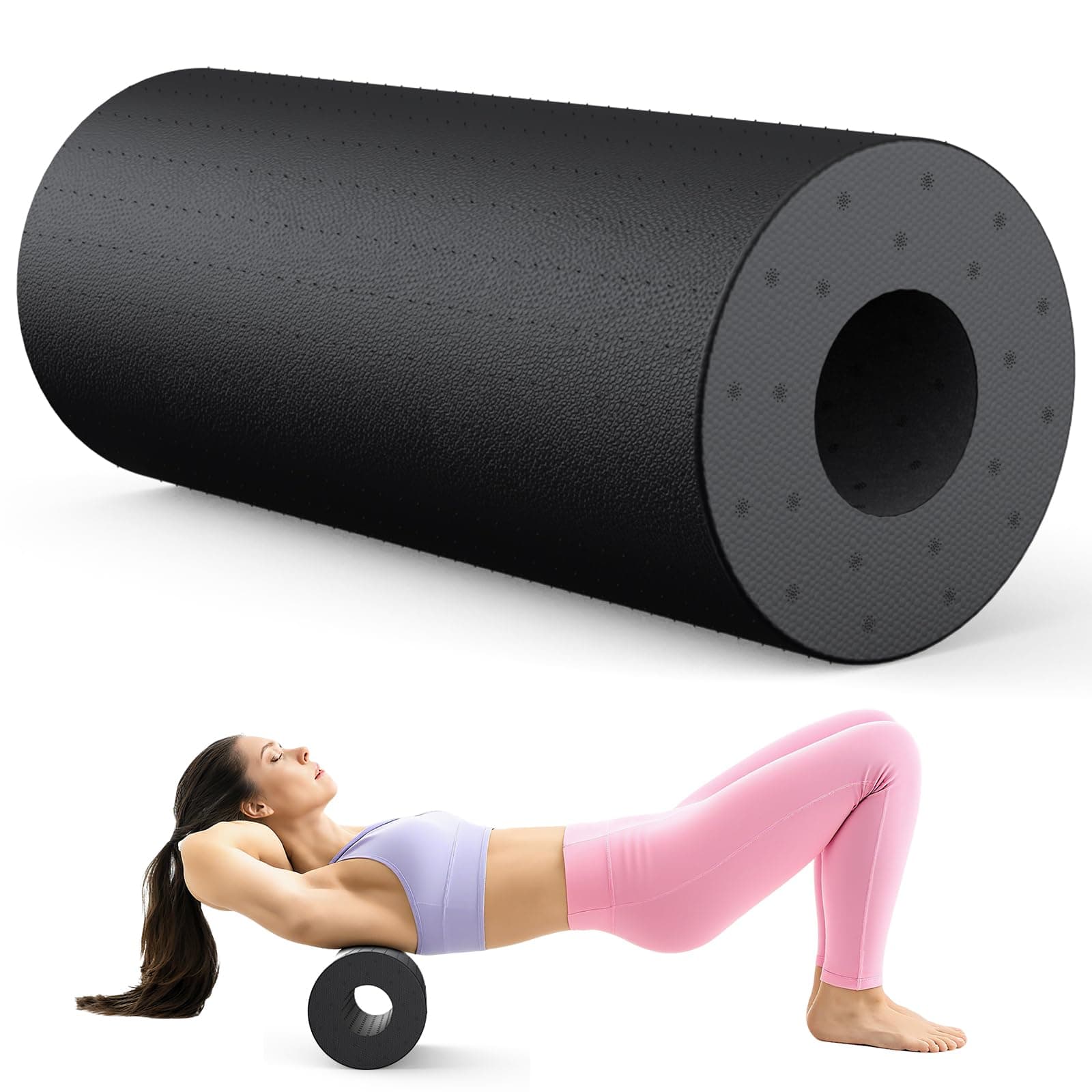 SURFOU Foam Roller 29 x 15 cm, Rullo Massaggiante EPP 130g