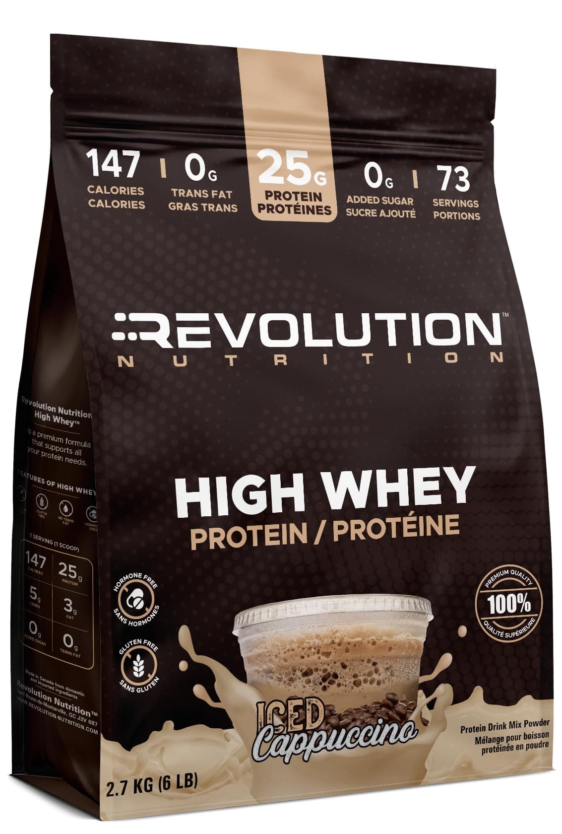 Revolution Nutrition , High Whey, Protein Powder 6LB