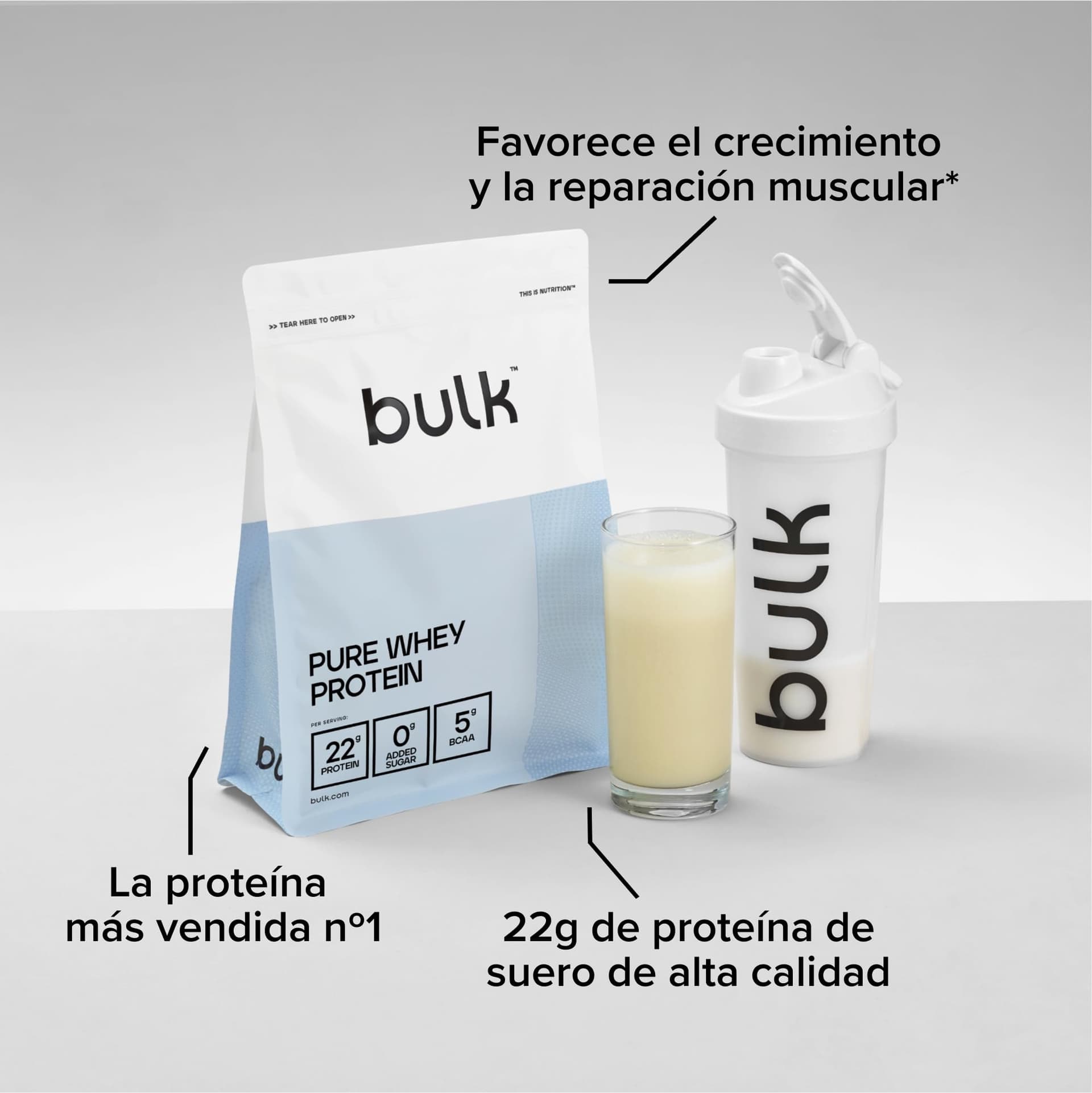 Bulk Pure Whey Protéine en Poudre, Chocolat, 22g – Bild 4