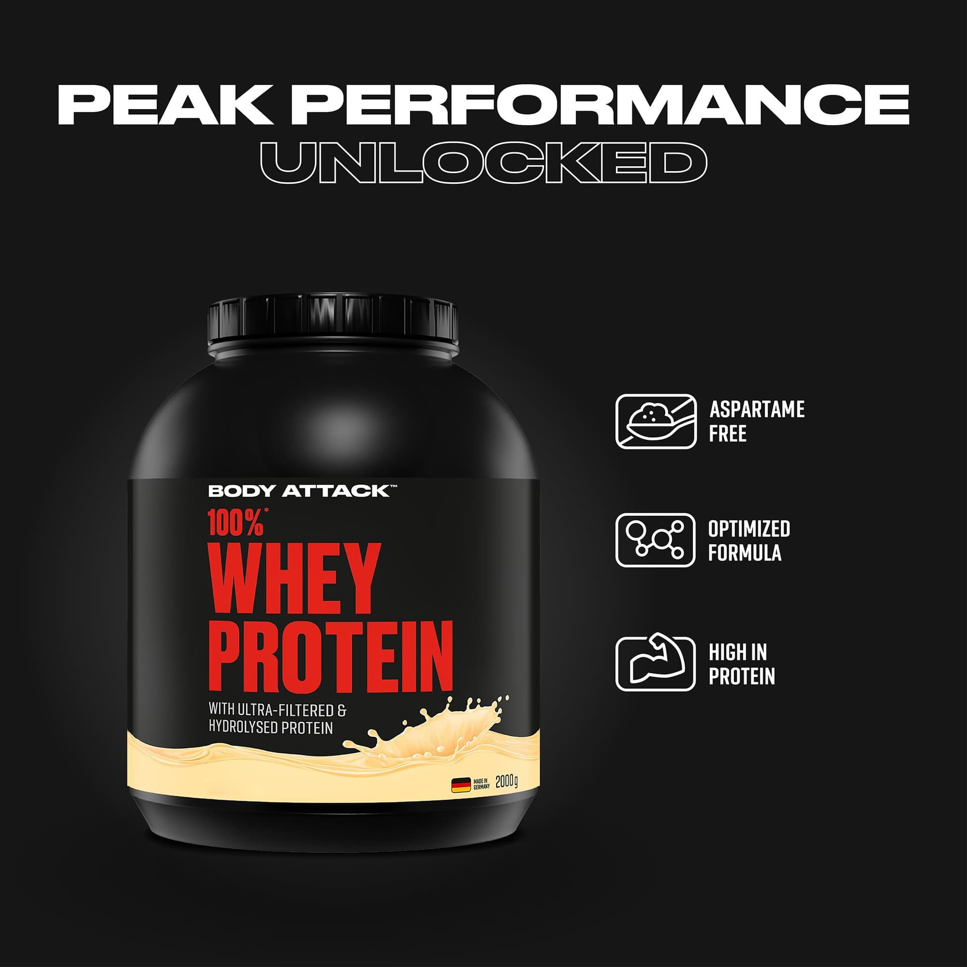 Body Attack 100% Whey Protein – Bild 4