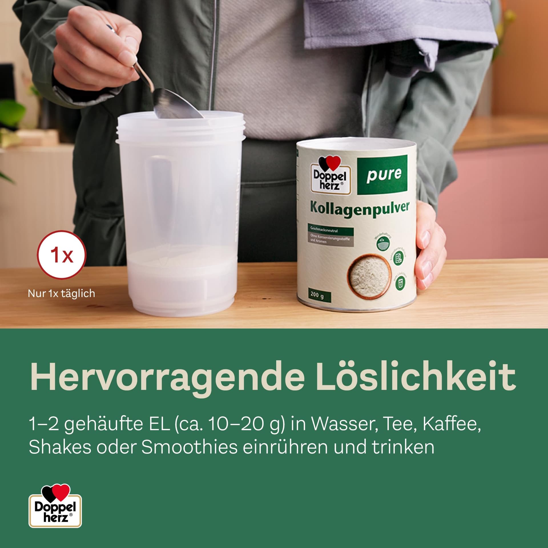 Doppelherz pure Kollagenpulver – Bild 4