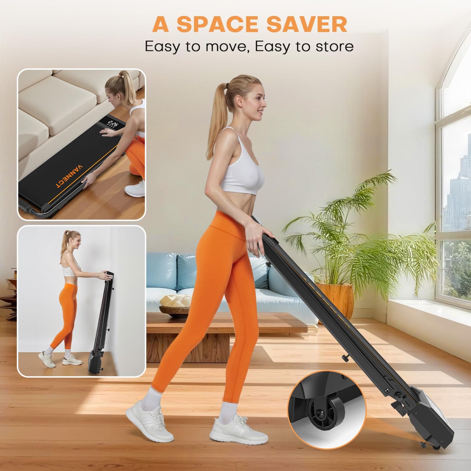 vannect 6 in 1 Folding Treadmill with 12KM/H – Bild 8