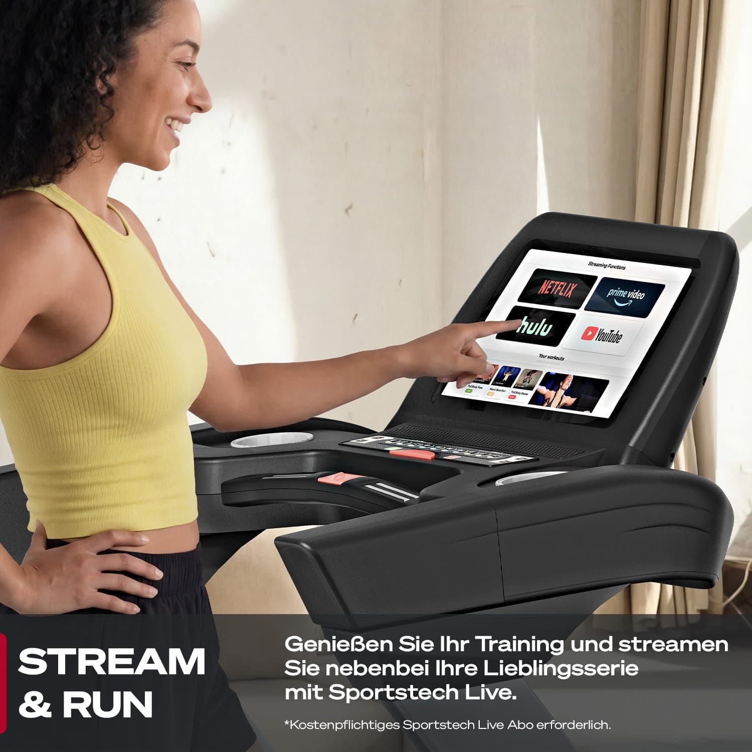 Sportstech F75 Profi Laufband für Zuhause klappbar – Bild 8