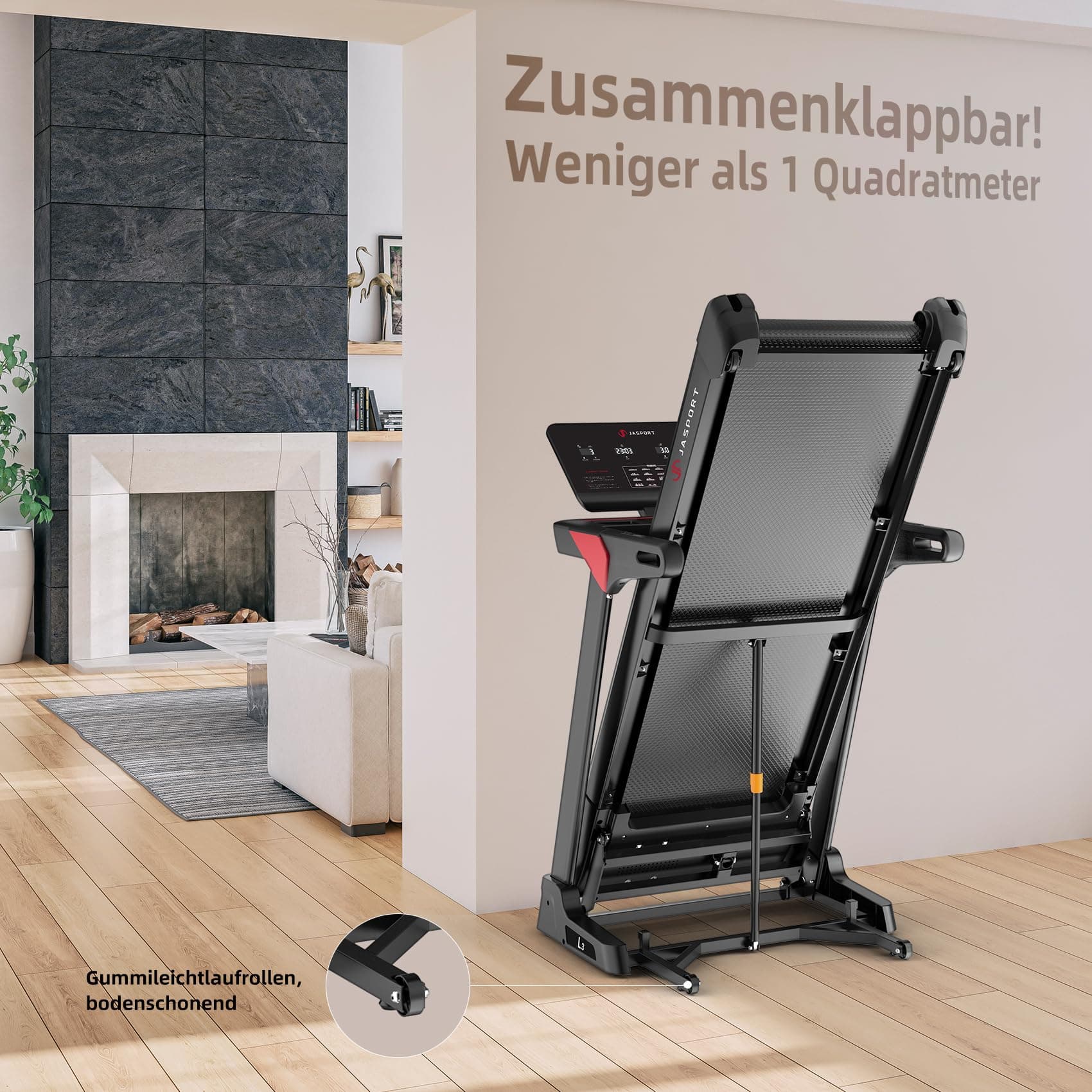 JASPORT Treadmill L3 Laufband für Zuhause klappbar – Bild 6
