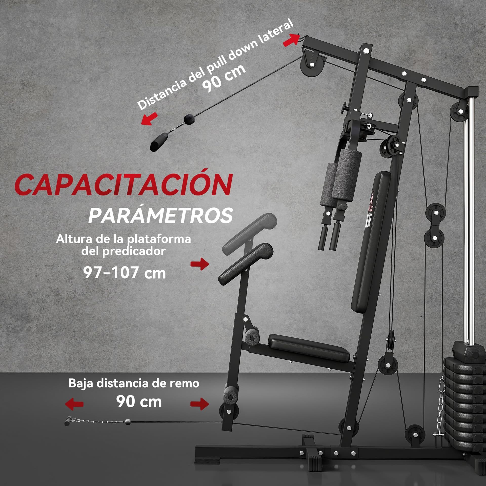 HOMCOM Multiestación Musculación – Bild 6