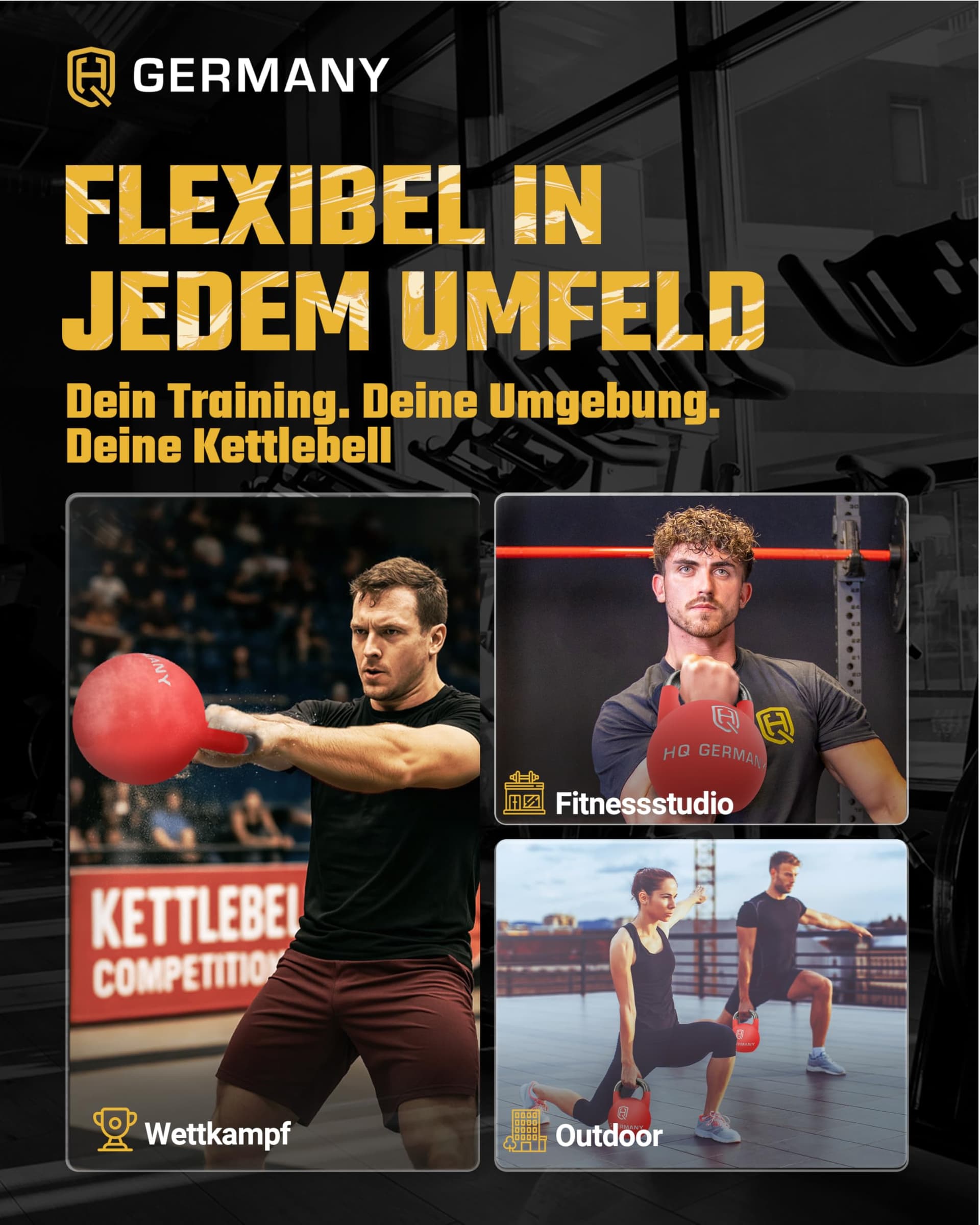 HQ Germany® Competition Kettlebell | 8-36kg – Bild 6