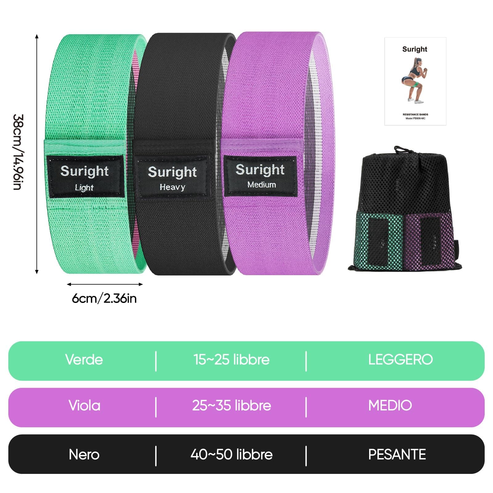 Suright Elastici Fitness – Bild 2