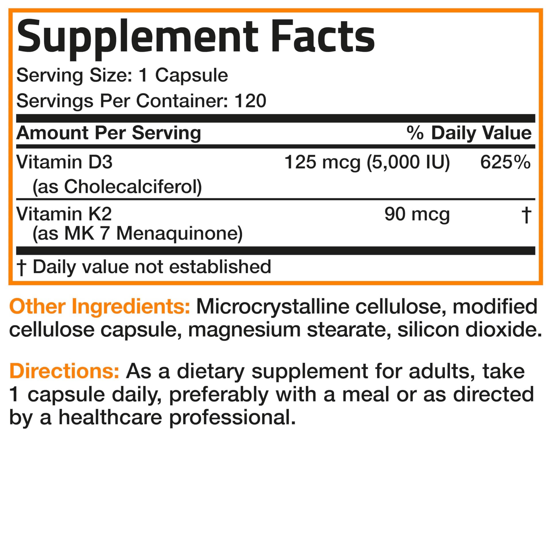 Bronson Vitamin K2 (MK7) with D3 Supplement Non-GMO Formula – Bild 8