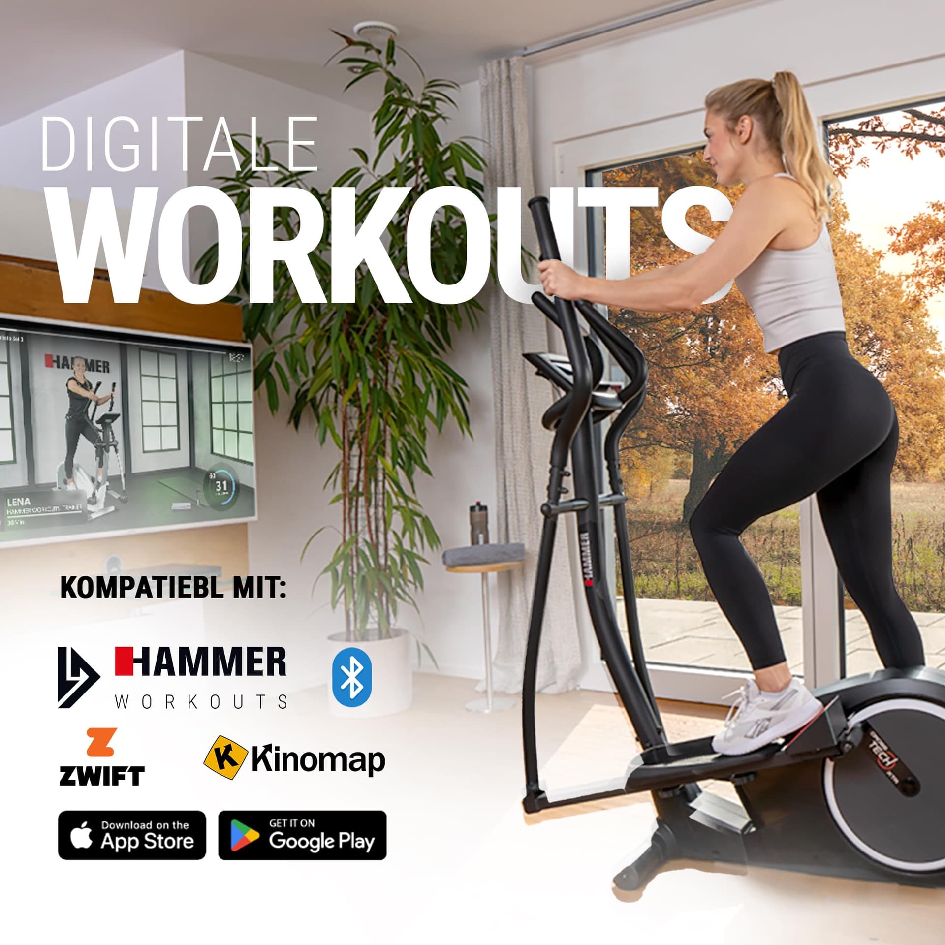 HAMMER Crosstrainer Crosstech XTR BT – Bild 8