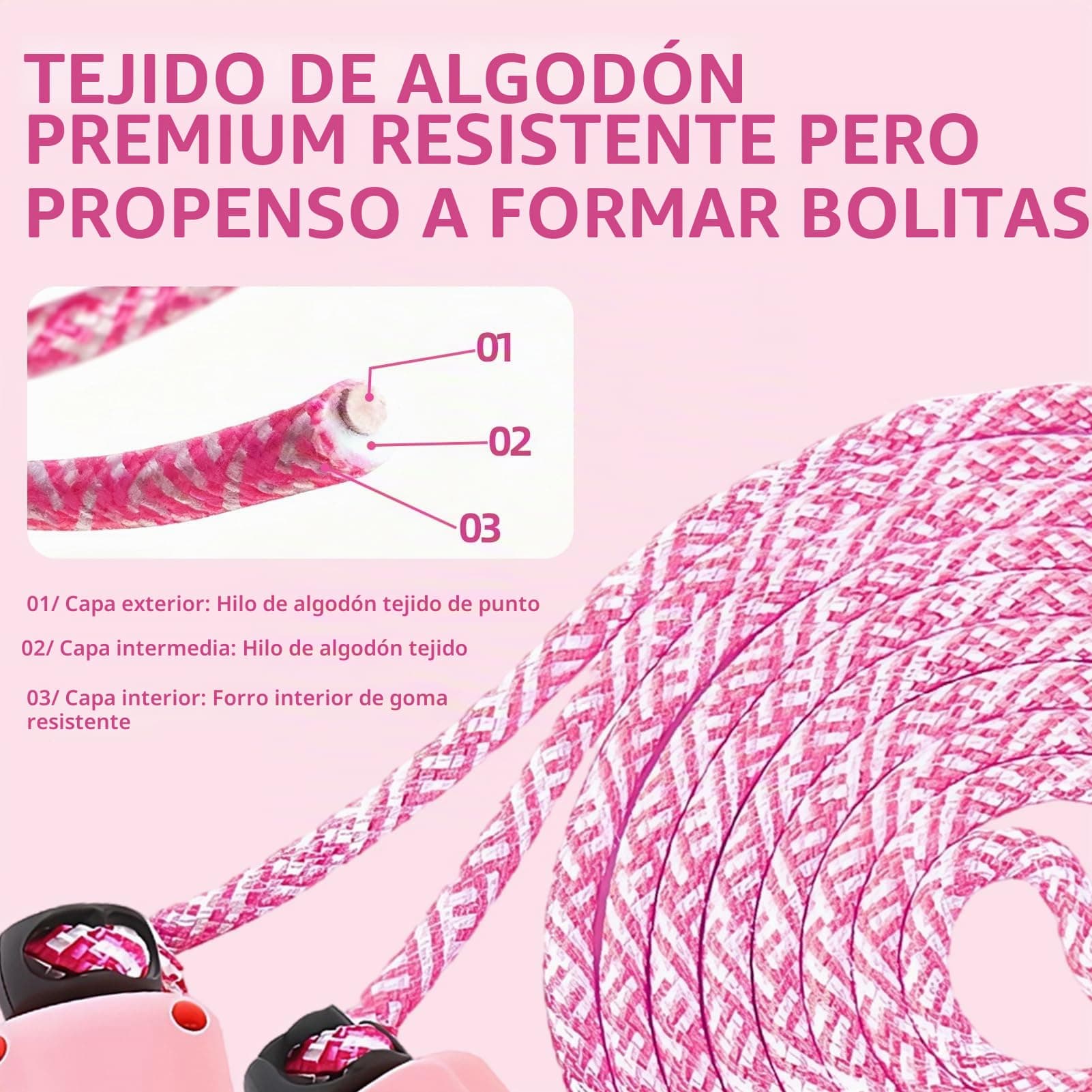 TaimeiMao Comba Ajustable para Saltar la Cuerda – Bild 5