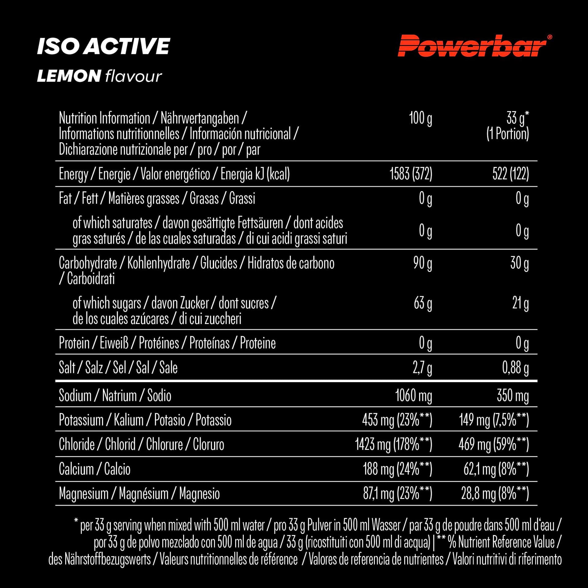 PowerBar Isoactive - Lemon - 600g – Bild 6