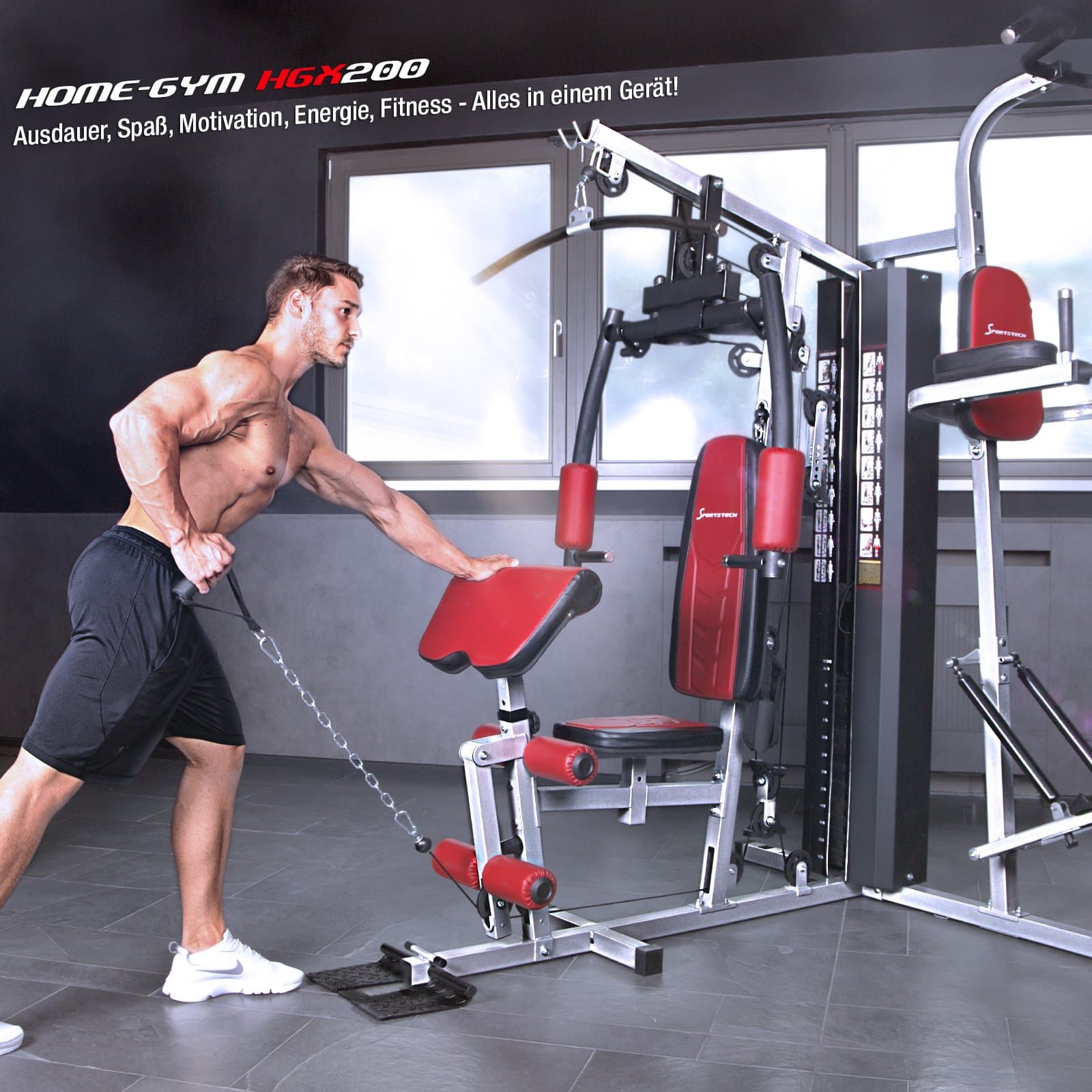 Sportstech Kraftstation HGX150/HGX200, bis zu 80kg – Bild 7
