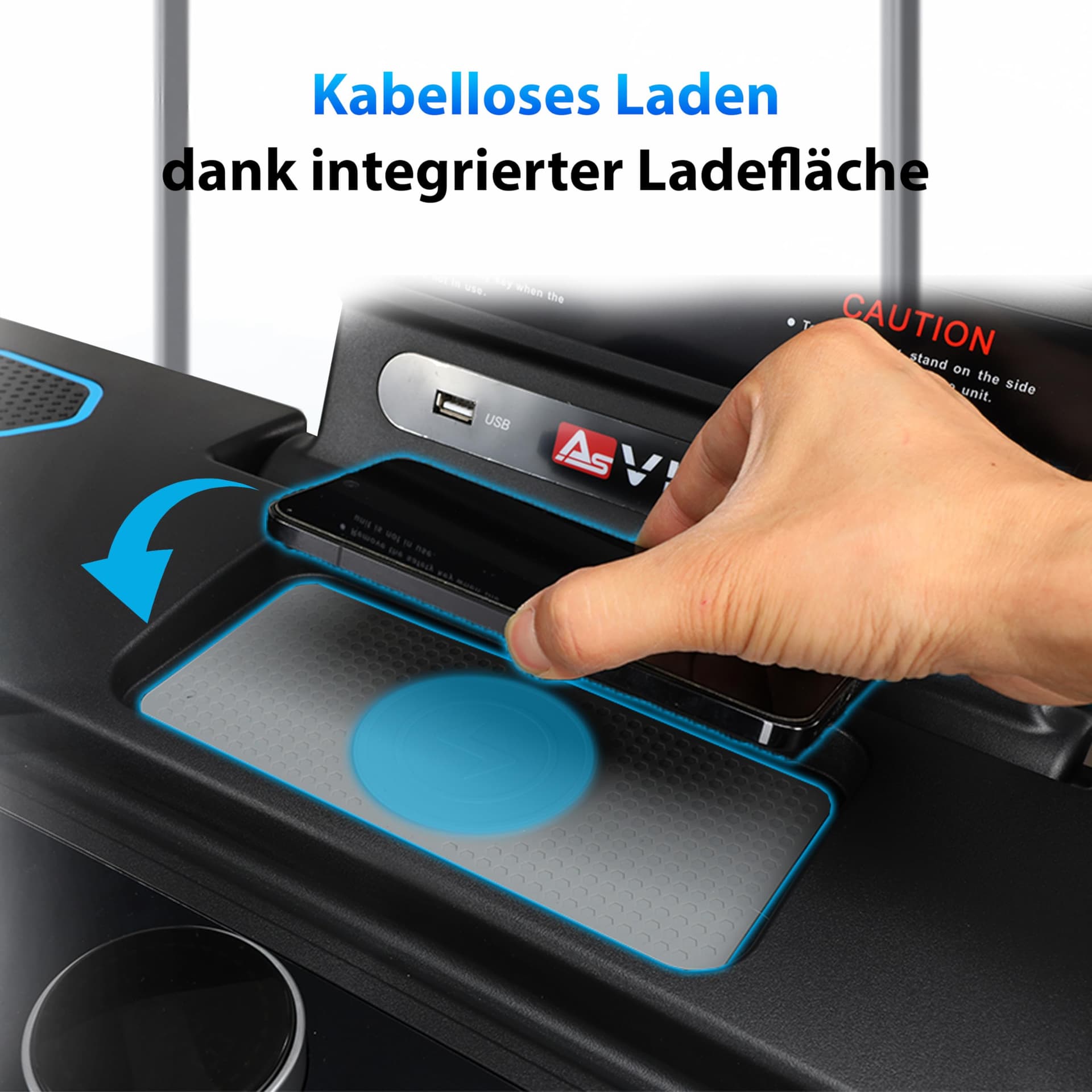 AsVIVA T16 Laufband klappbar – Bild 6