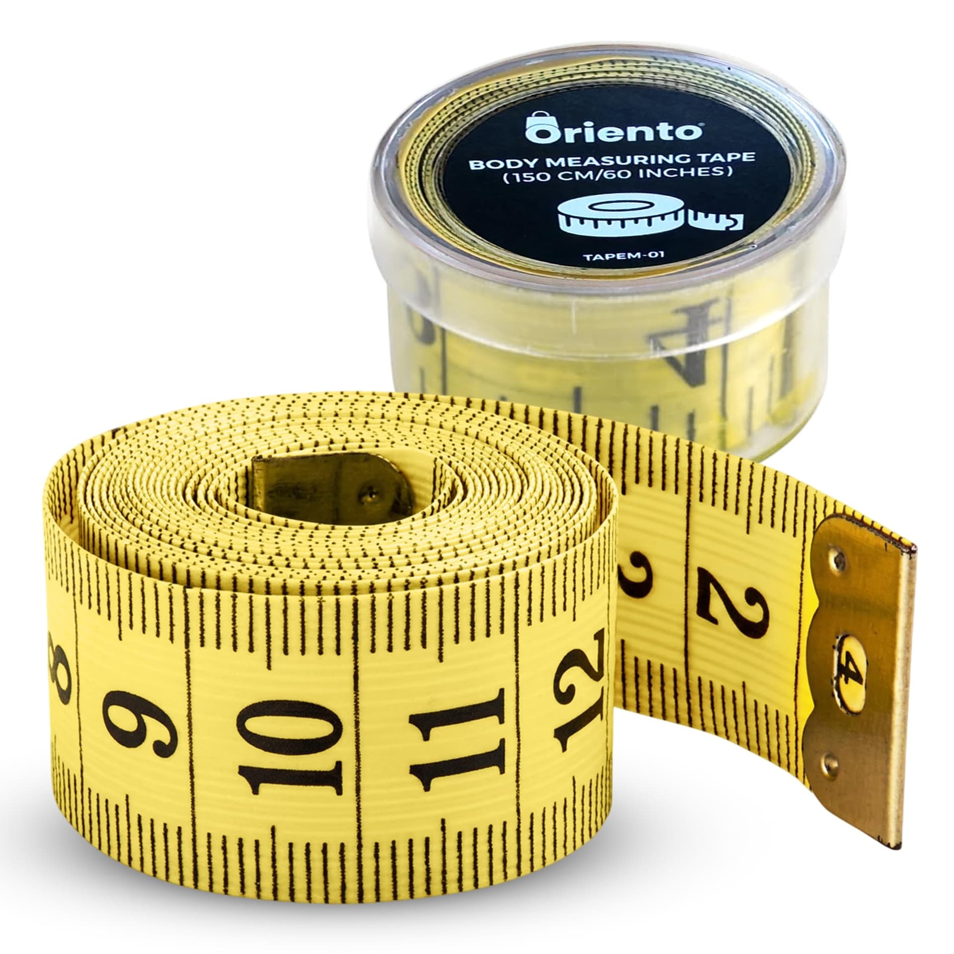ORIENTO Cinta Métrica Corporal 150 cm/60 pulgadas
