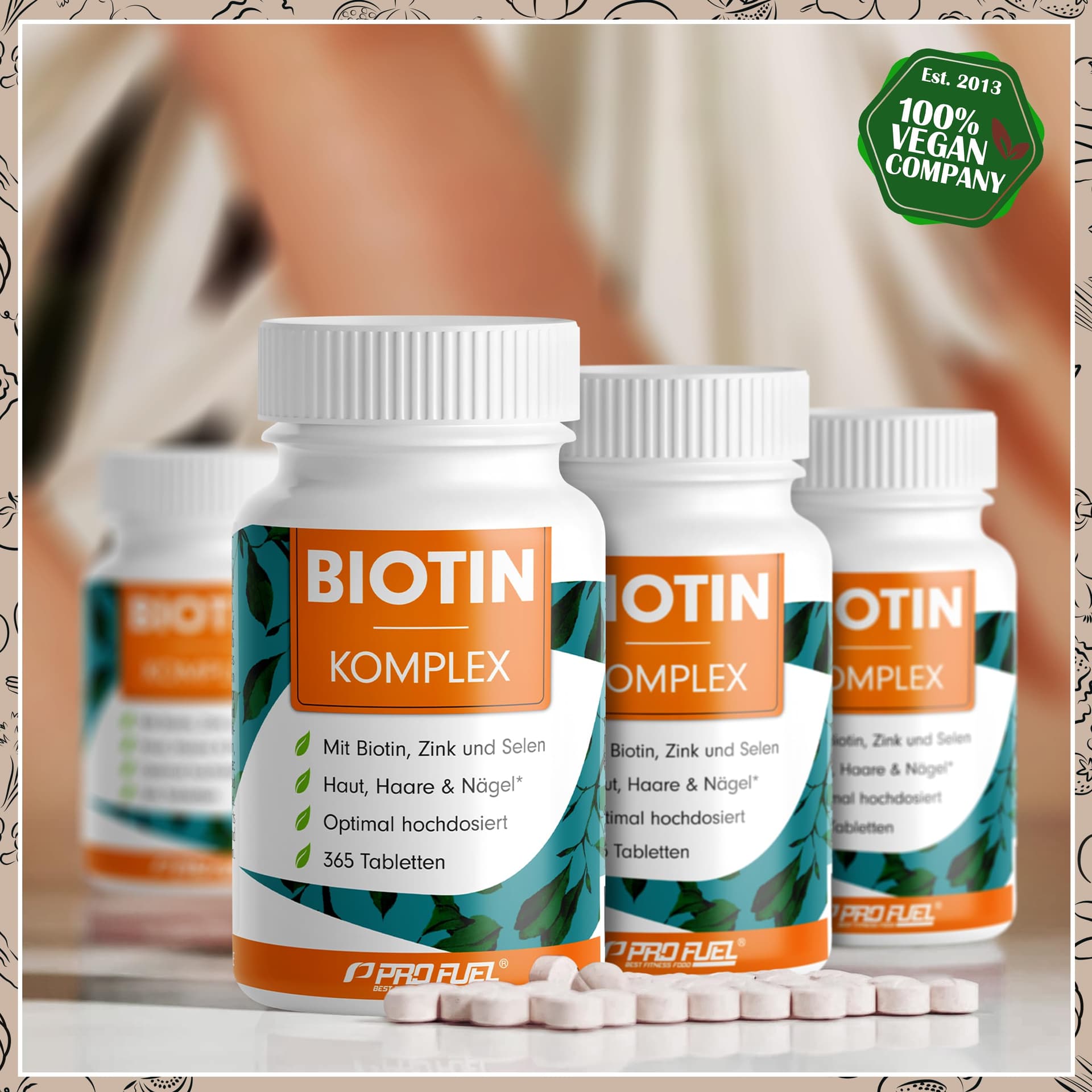 ProFuel Biotin hochdosiert 10.000 mcg – Bild 4