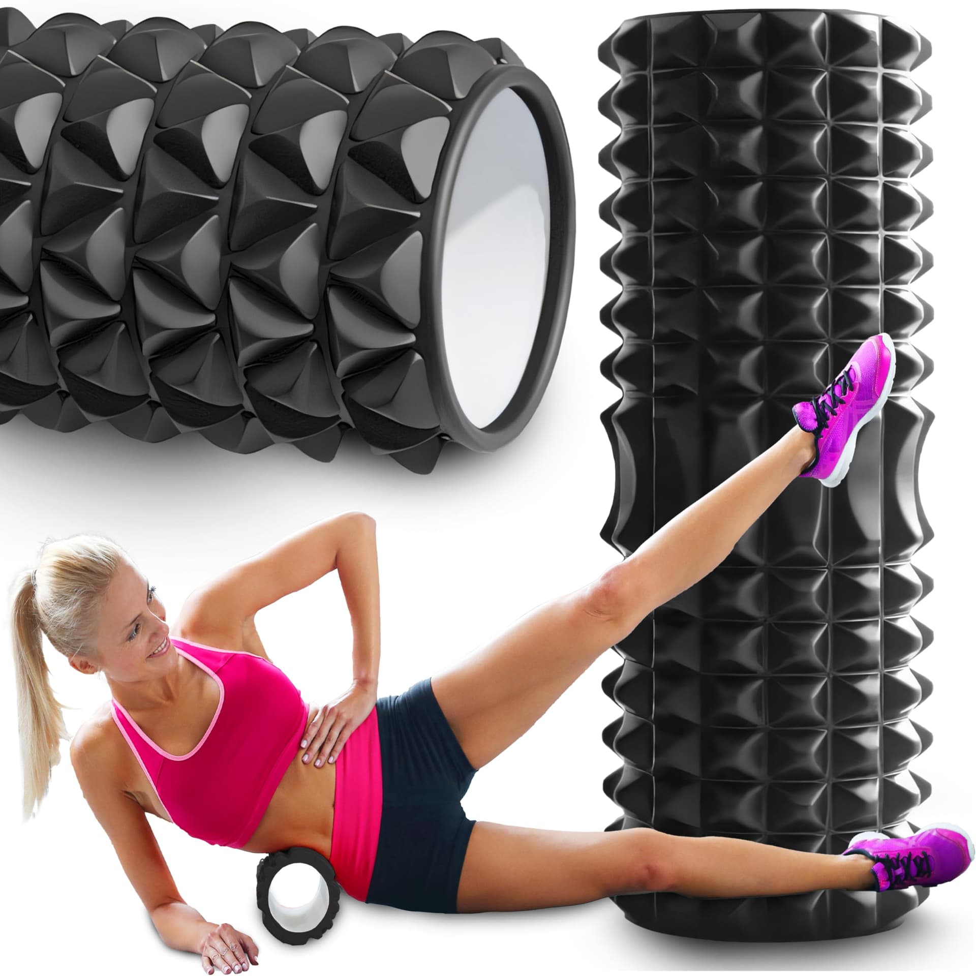 Retoo Faszienrolle Fitness-Rolle Standard mittlere Härte – Bild 5