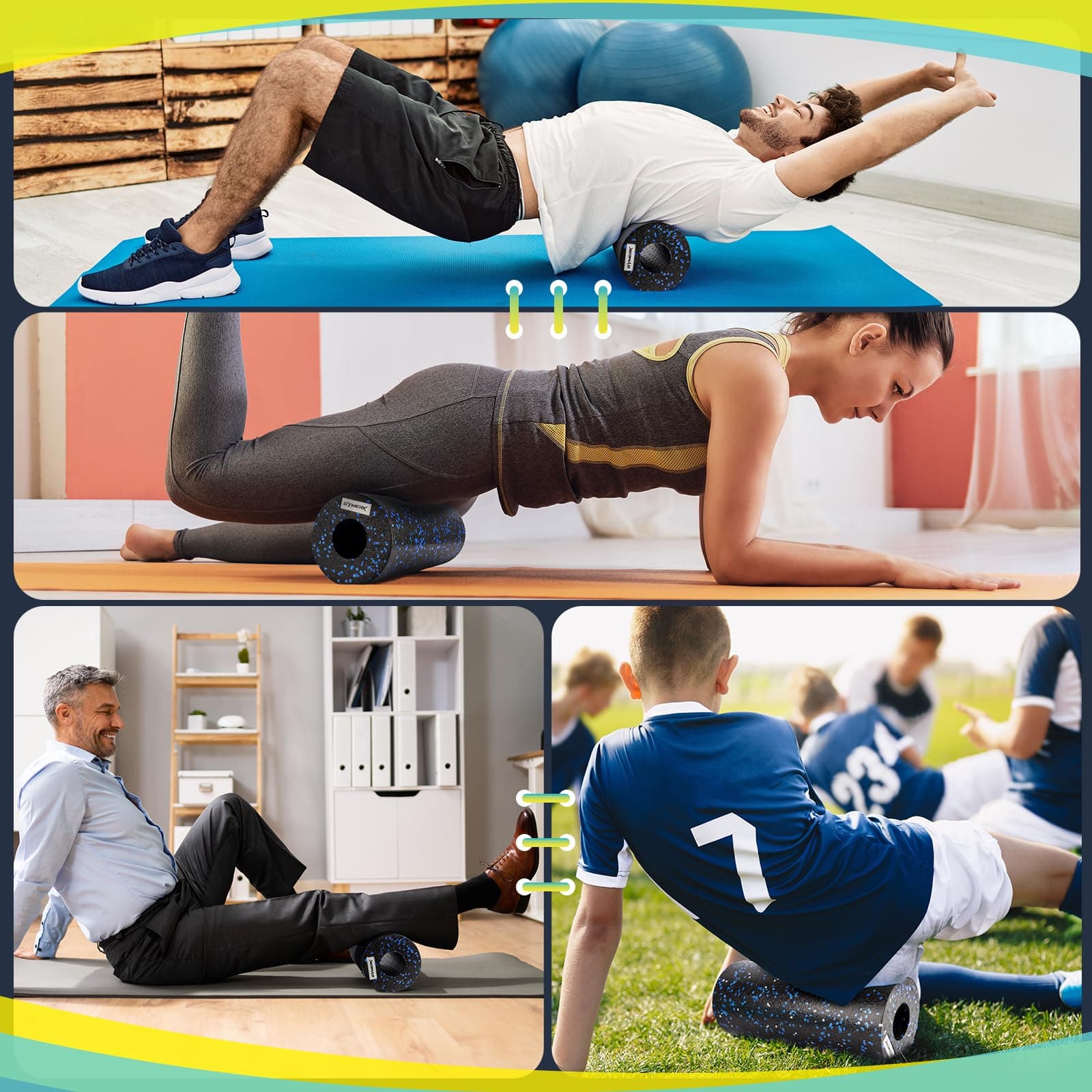 GYMERK Faszienrolle Mittlere Härte – Bild 7