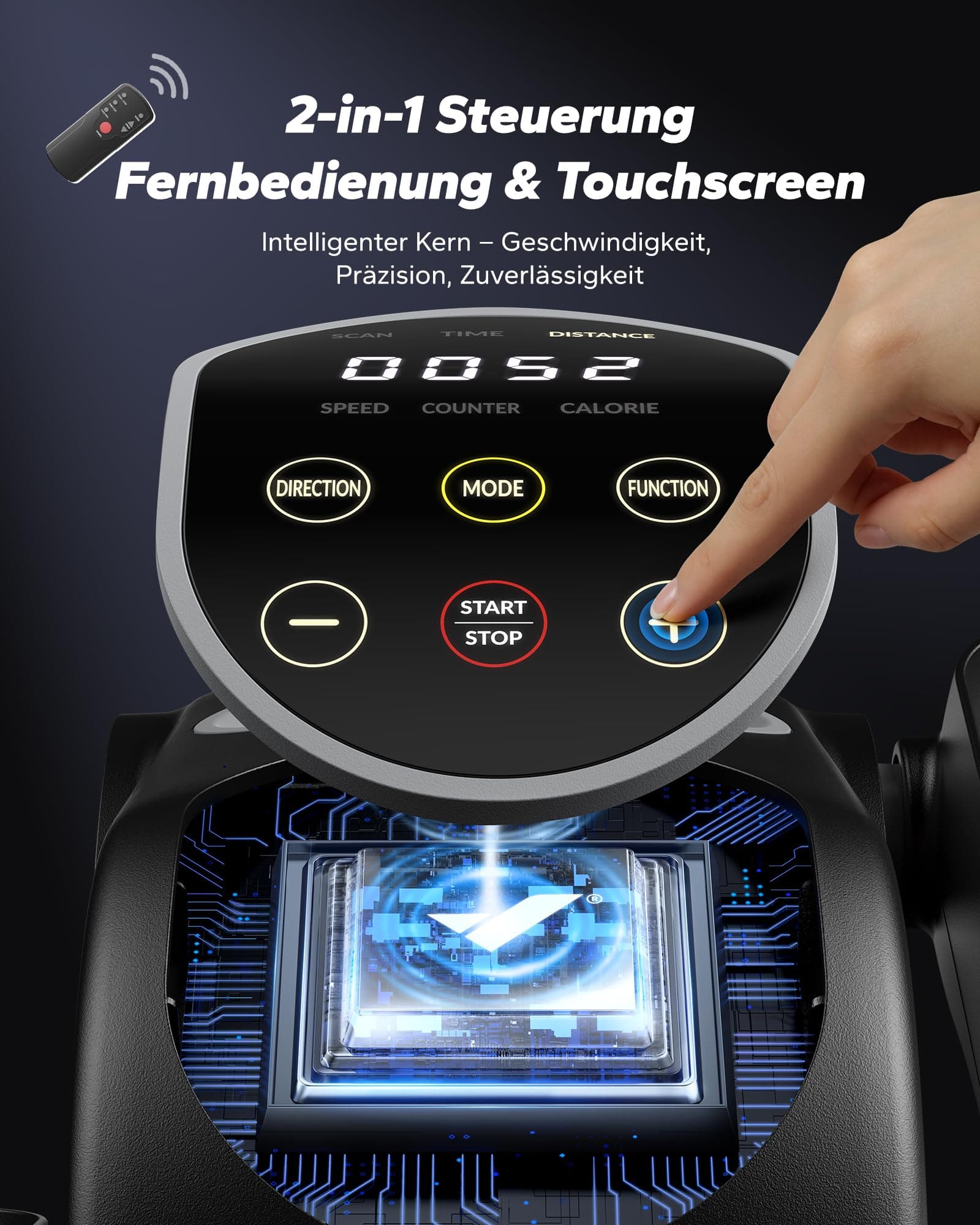 MERACH Untertisch Elektrischer Crosstrainer – Bild 6