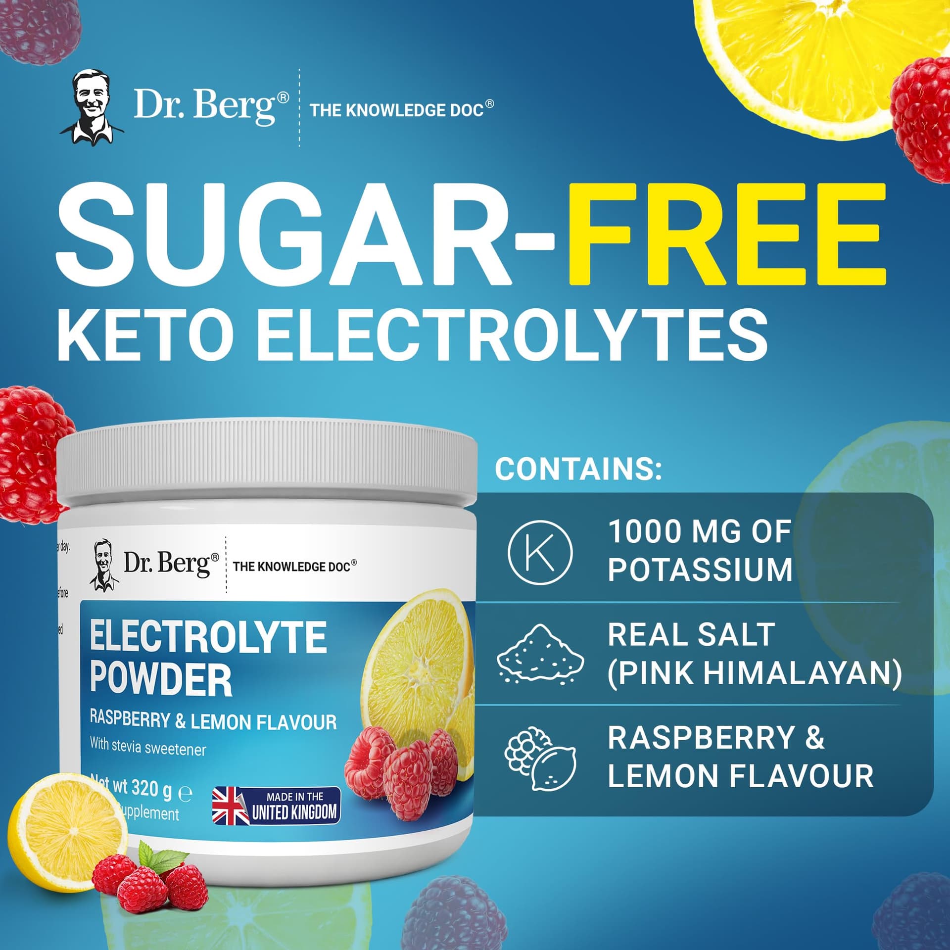 Dr. Berg Nutritionals Dr. Berg Zero Sugar Hydration Keto Electrolyte Powder – Bild 7