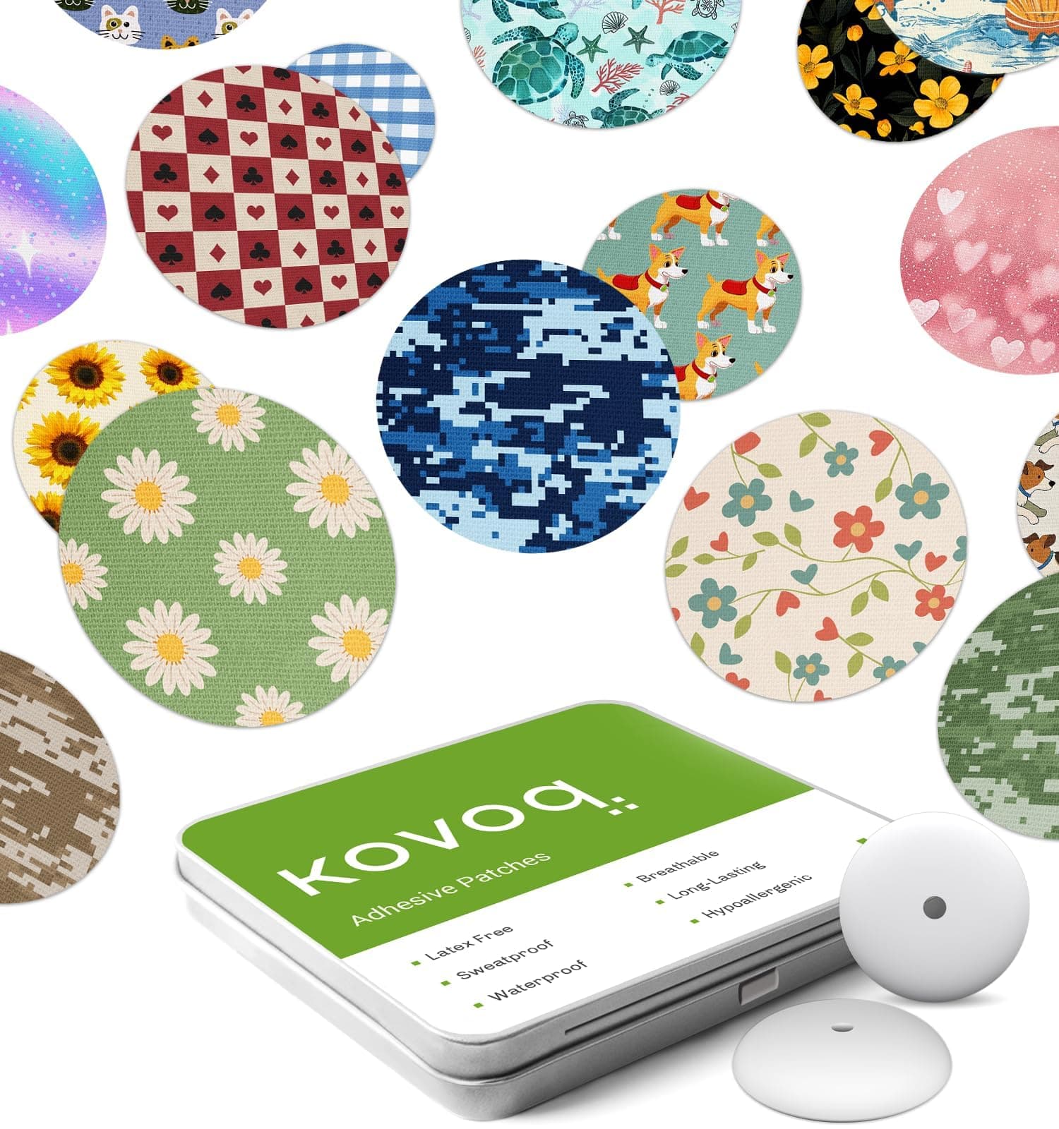 Kovoq Freestyle Libre 3 & Plus Sensor Covers Waterproof