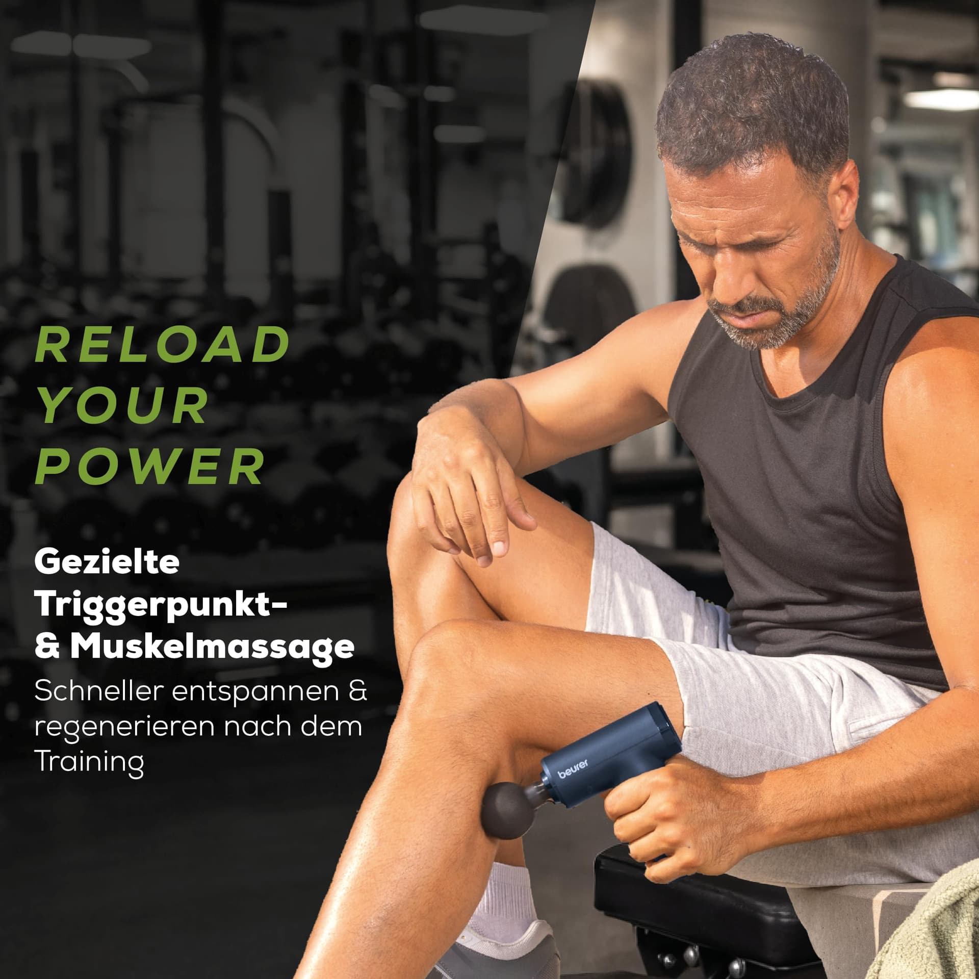 Beurer PowerReload Massagepistole – Bild 2