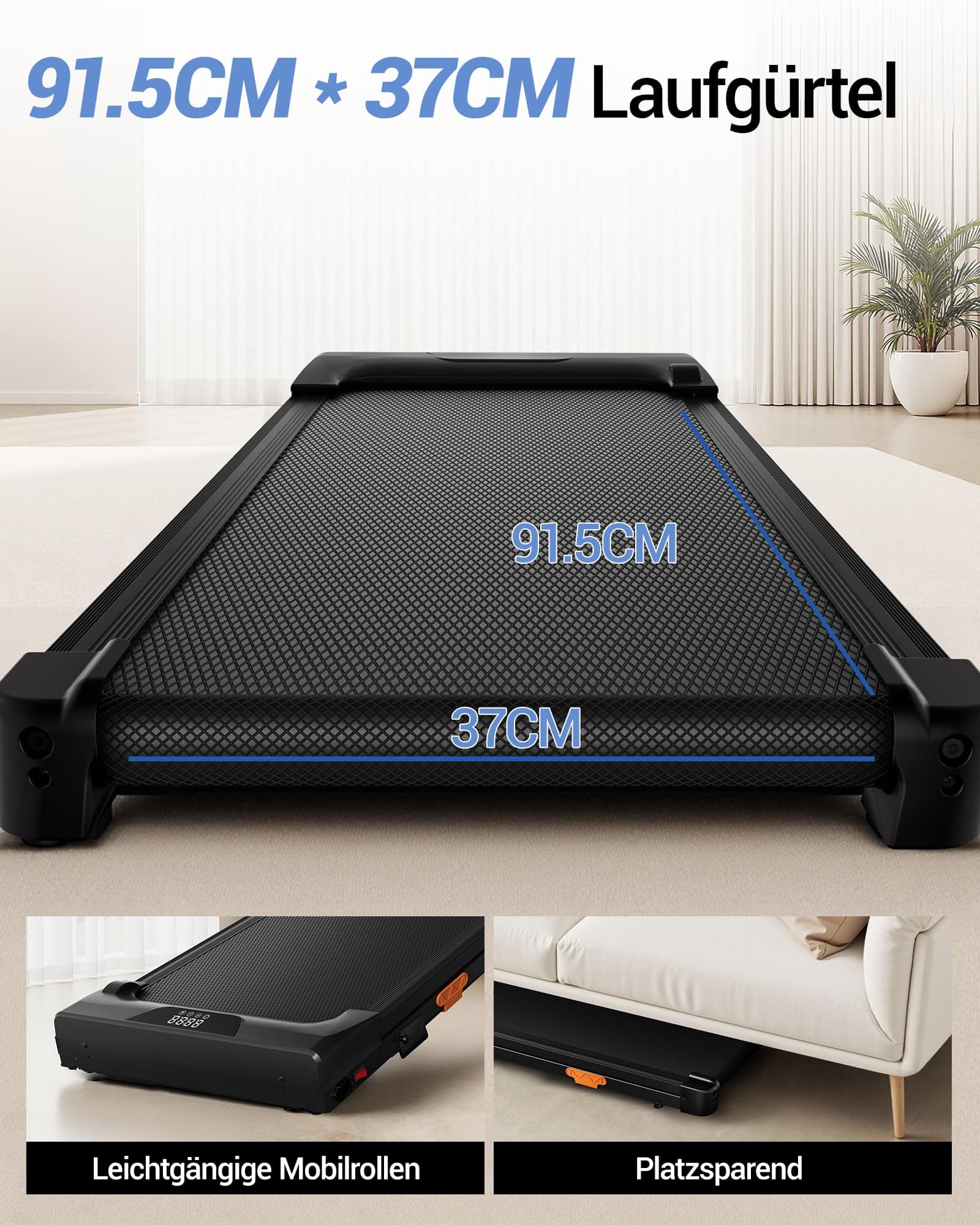 UMAY Walking Pad mit Steigung 15% – Bild 7