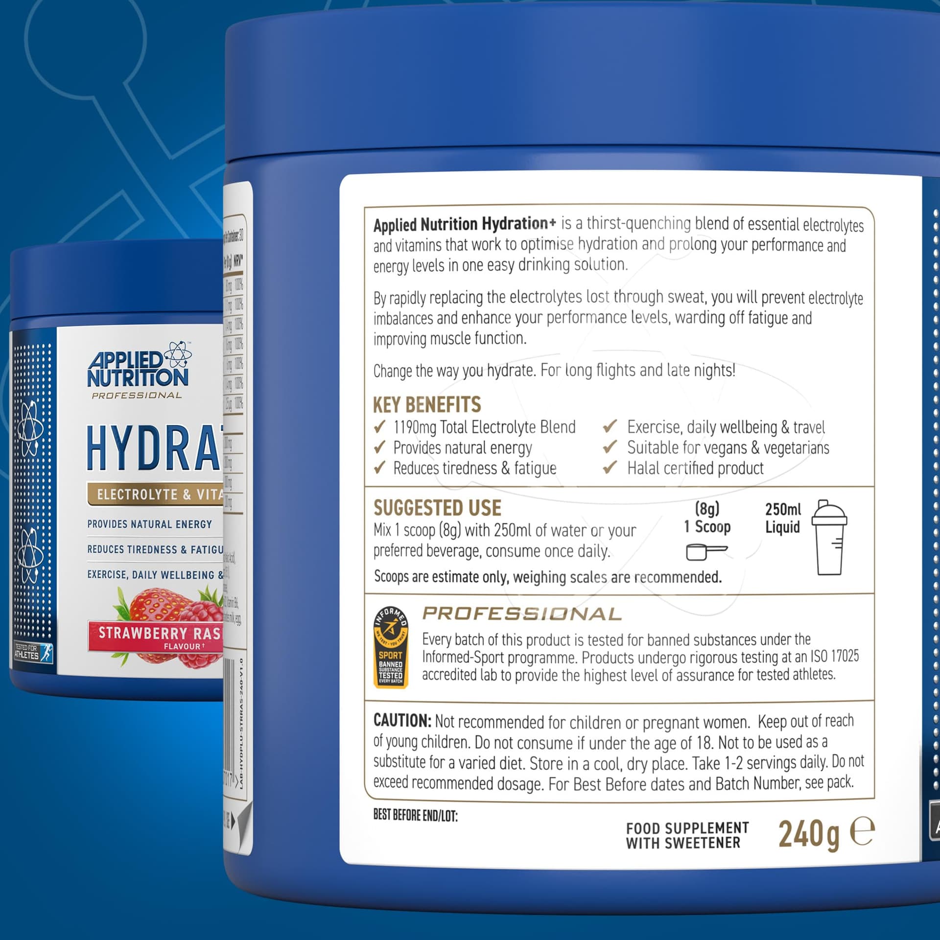 Applied Nutrition Hydration+ Electrolytes and Vitamin – Bild 7