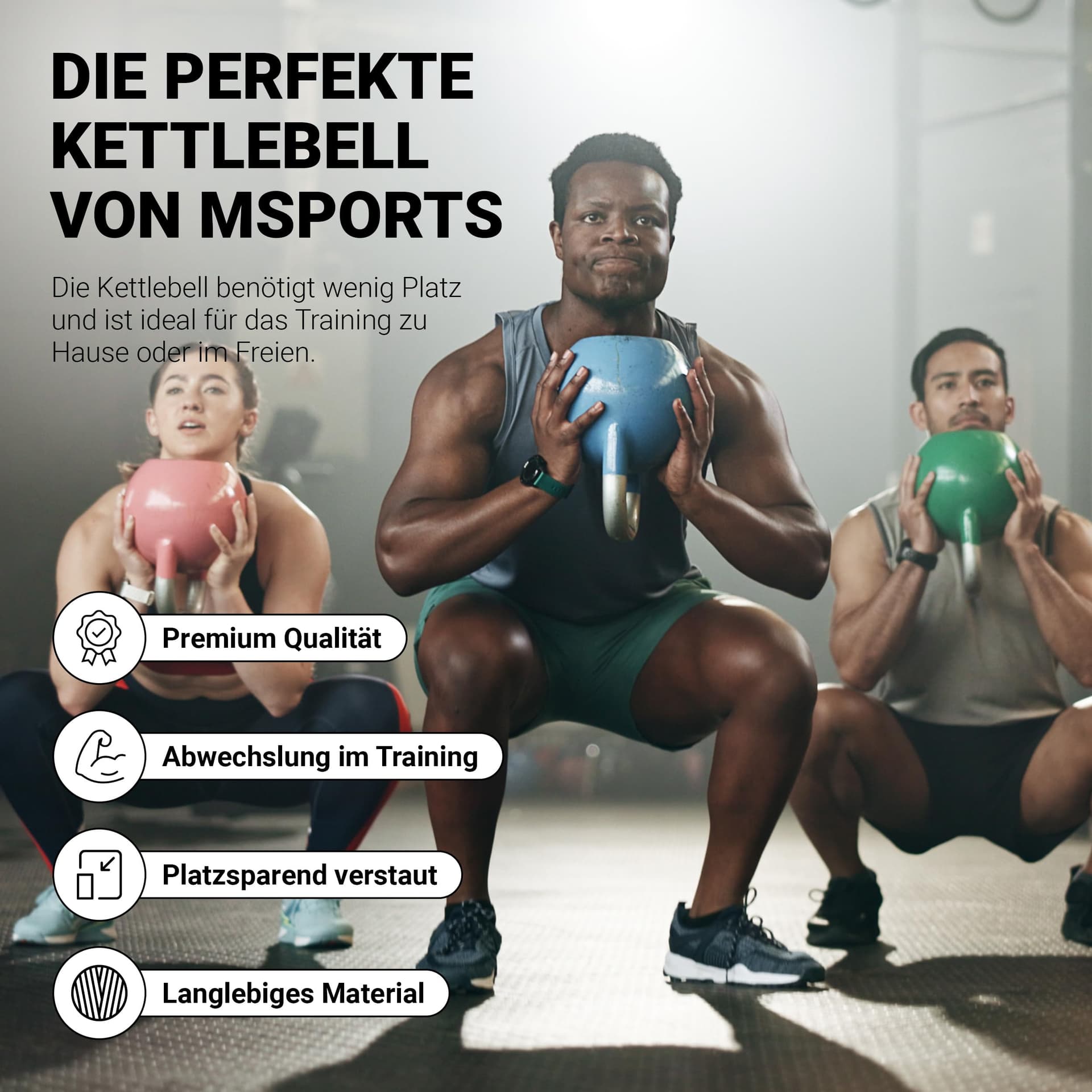 MSPORTS Kettlebell Competition 12 kg – Bild 7
