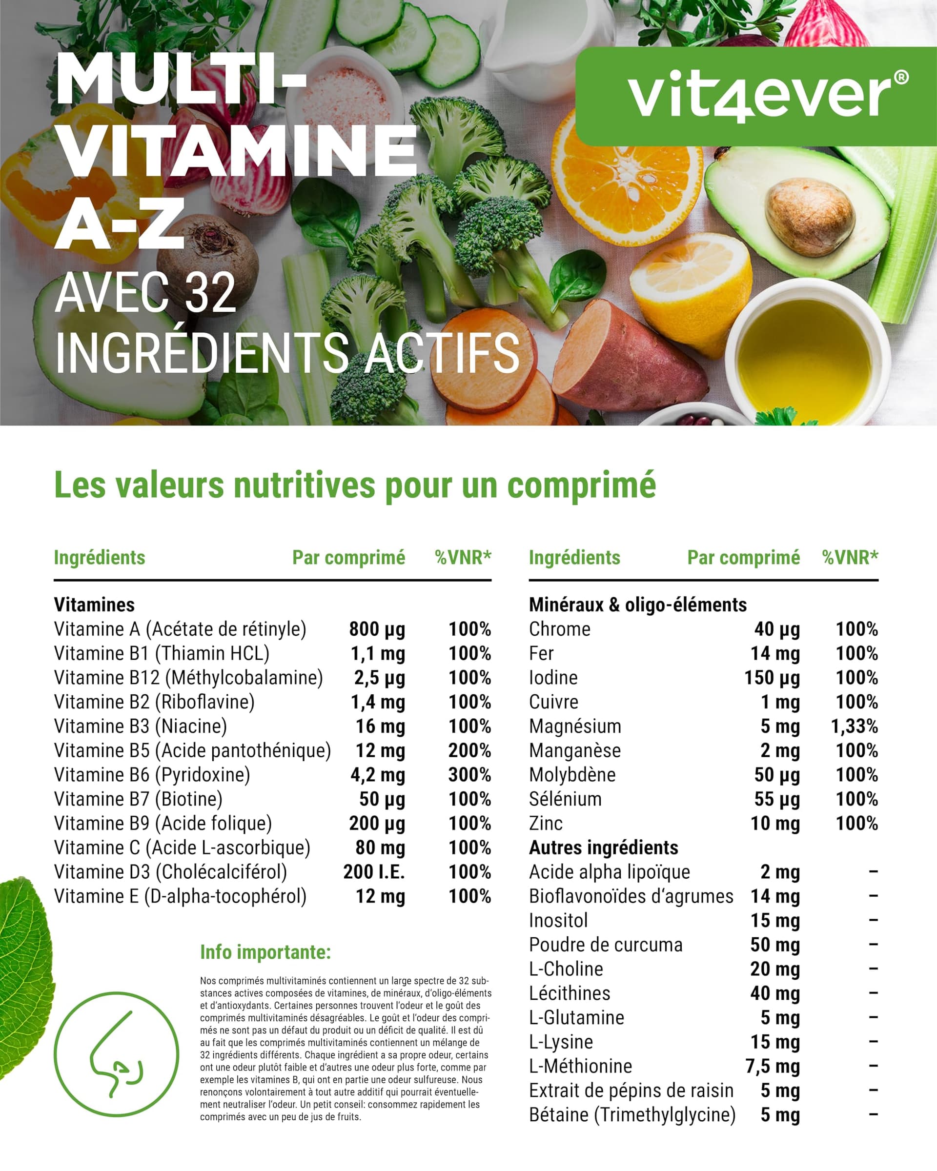 Vit4ever Multivitamin A-Z - 365 Tabletten – Bild 4