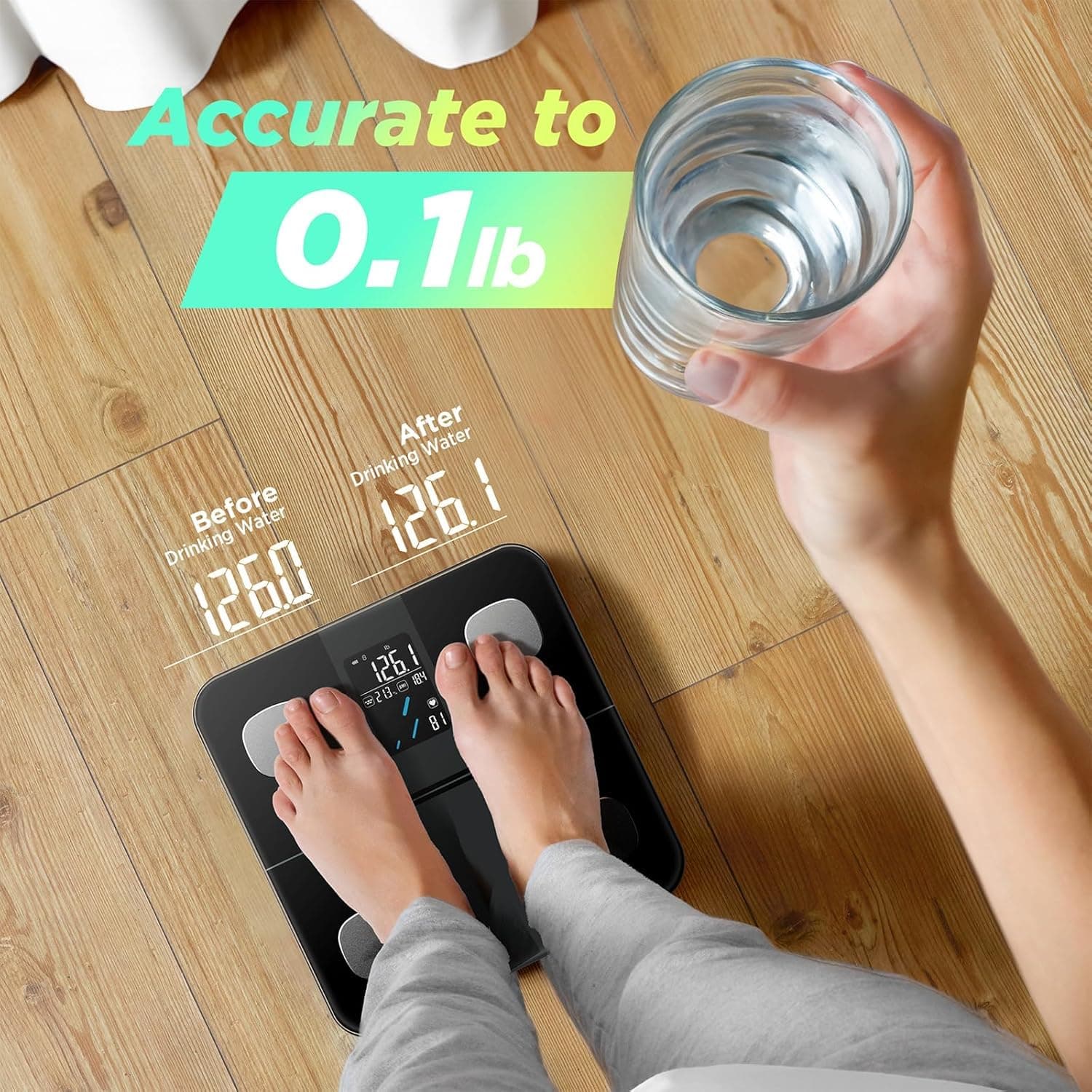runstar Körperfettwaage mit hohe Genauigkeit – Bild 3