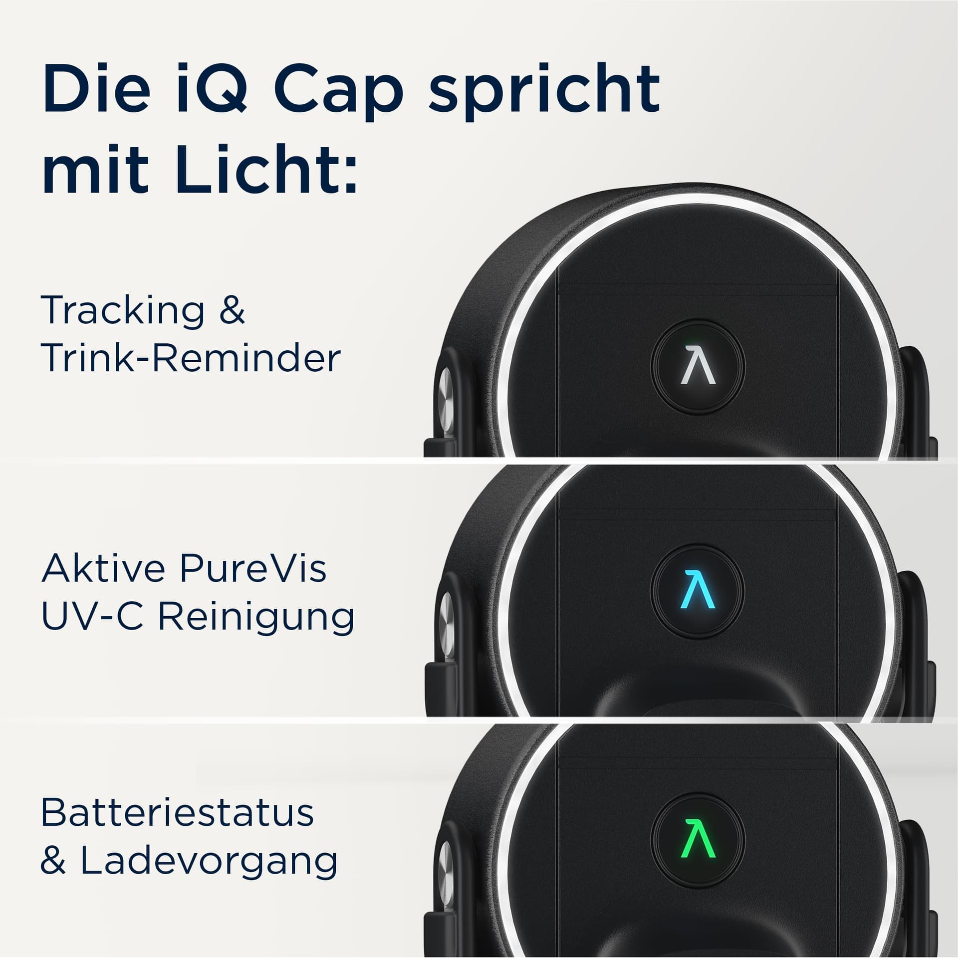 BRITA LARQ iQ Digitale Filter Trinkflasche schwarz (1 L – Bild 8