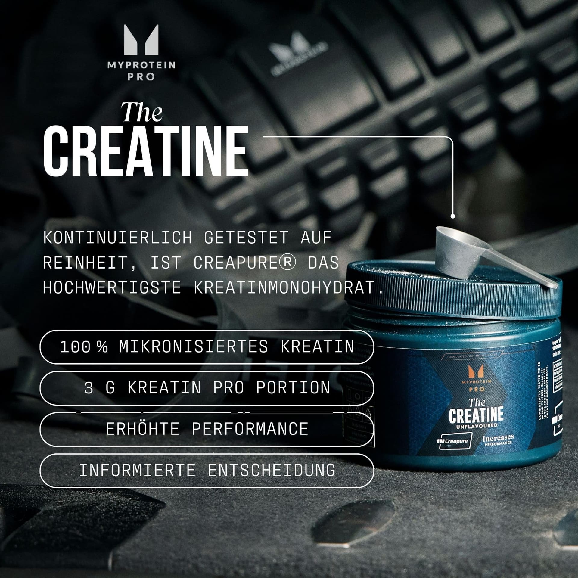 Myprotein The Creatine Creapure® 1kg – Bild 2