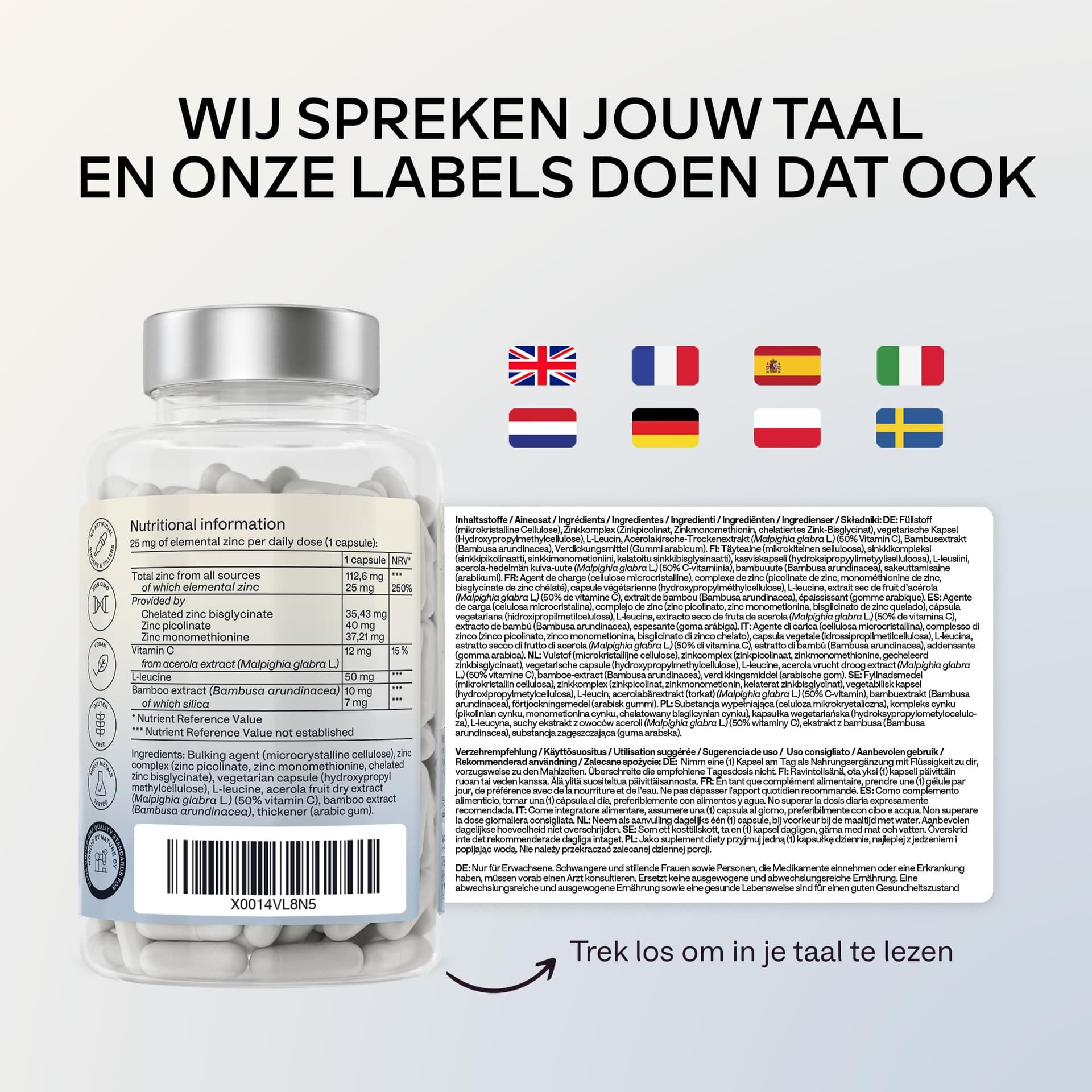 AAVALABS ® Drievoudig Zink - Hooggedoseerd - 25mg – Bild 8
