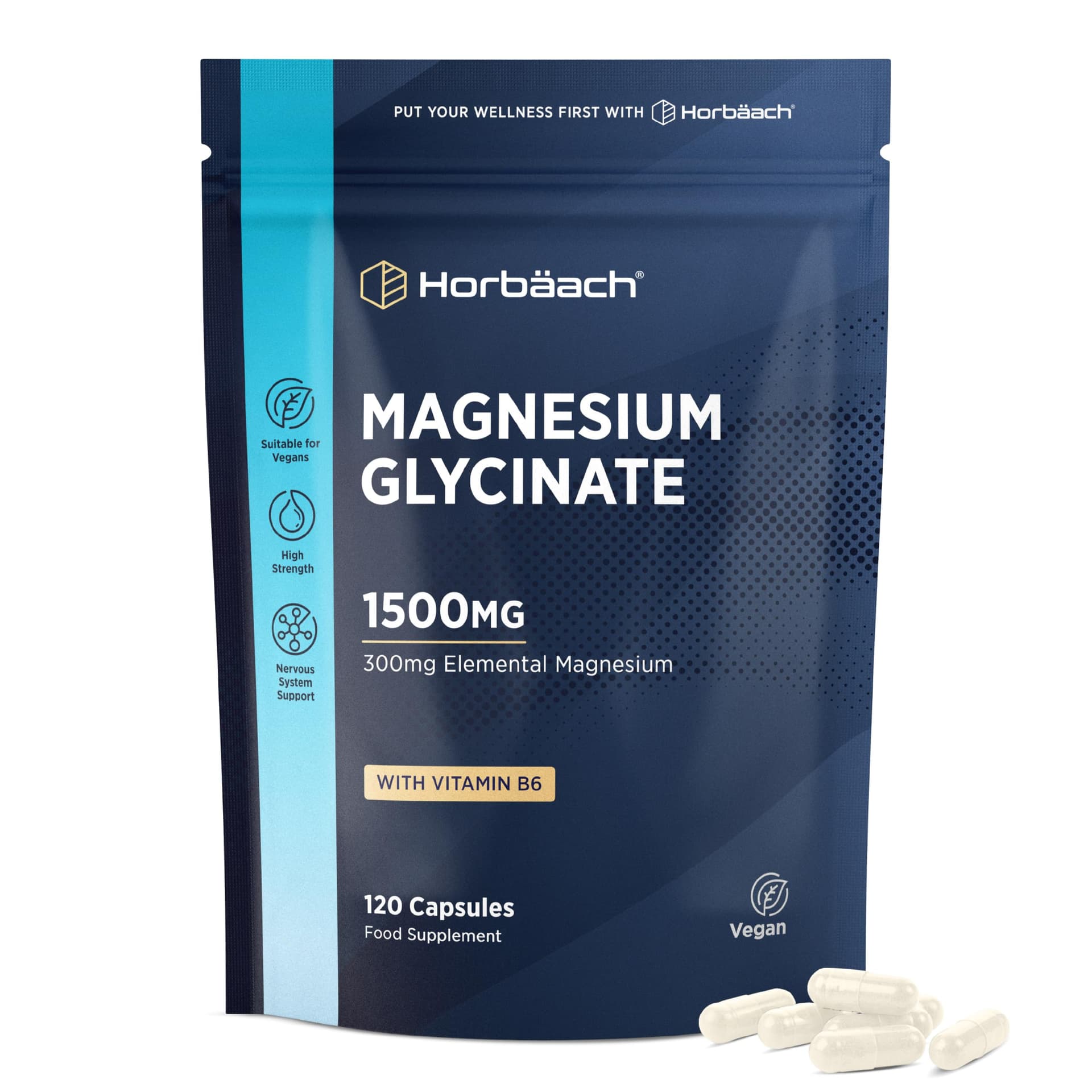 Horbäach Magnesium Glycinate 1500mg