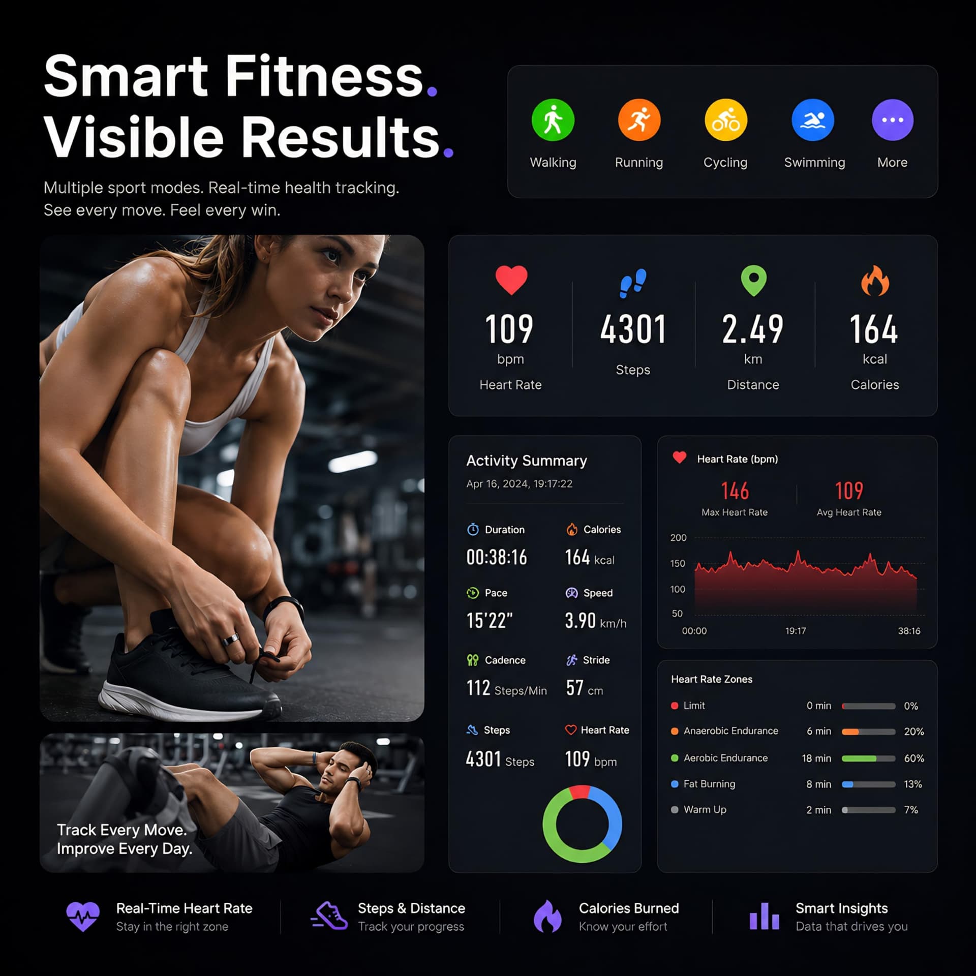 Generic Smart Ring for Women and Men – Bild 5