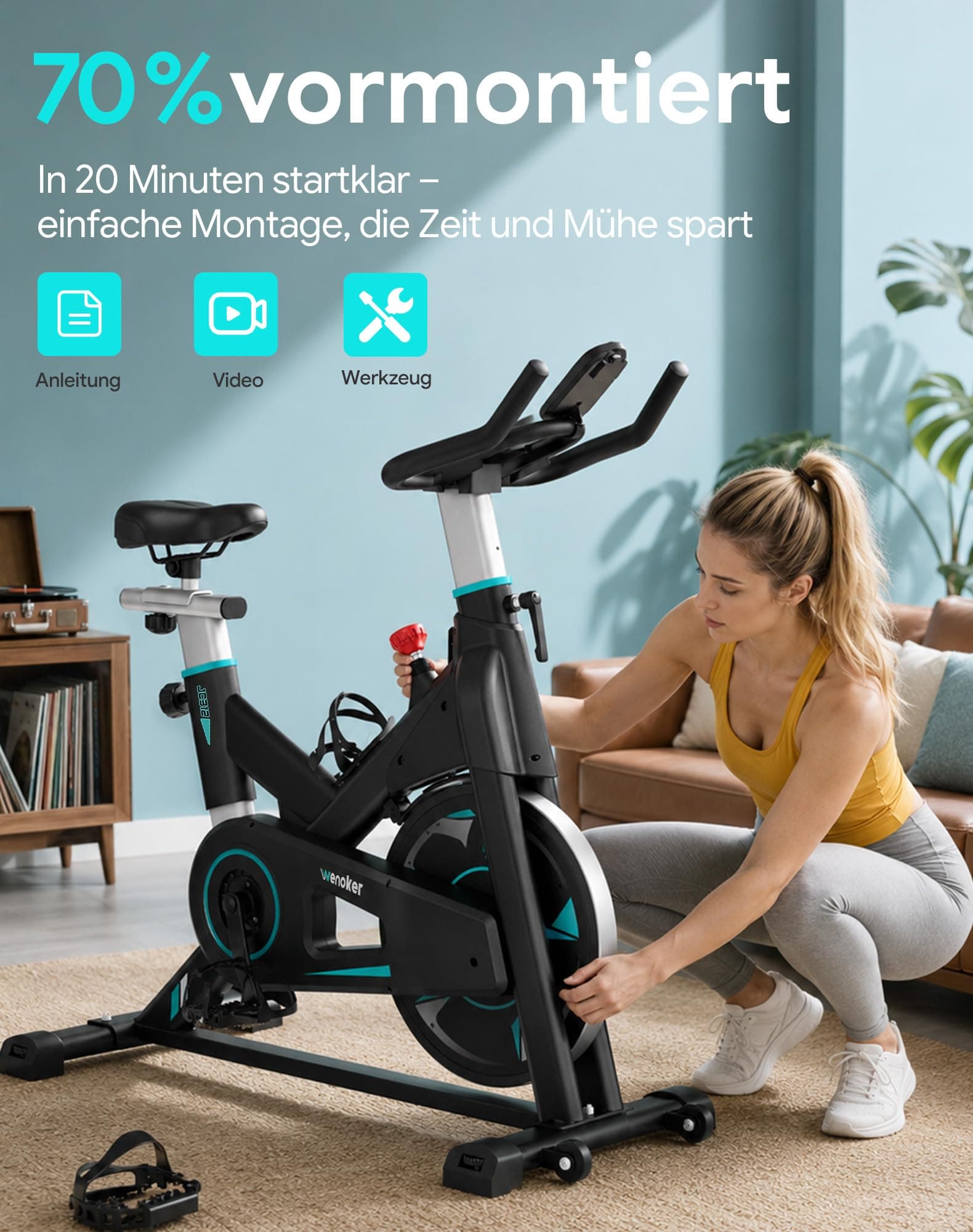 Wenoker [2026 Update] WENOKER Heimtrainer – Bild 5