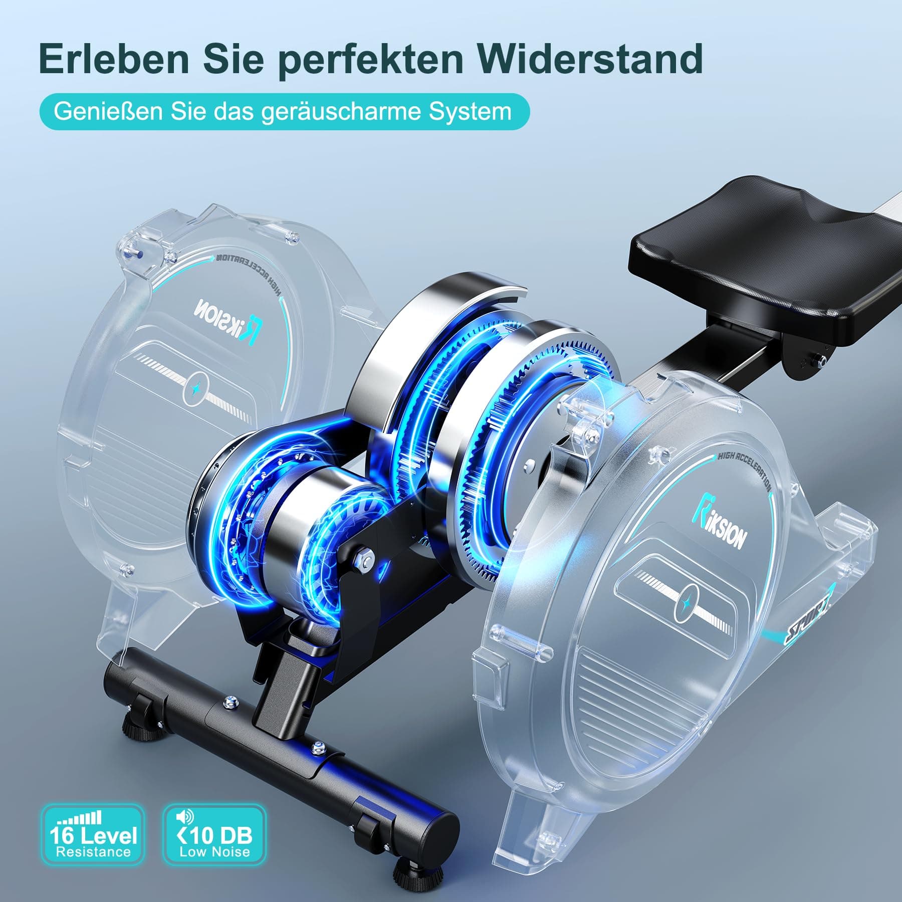 Riksion [2026 Neu] Rudergerät für Zuhause mit – Bild 2