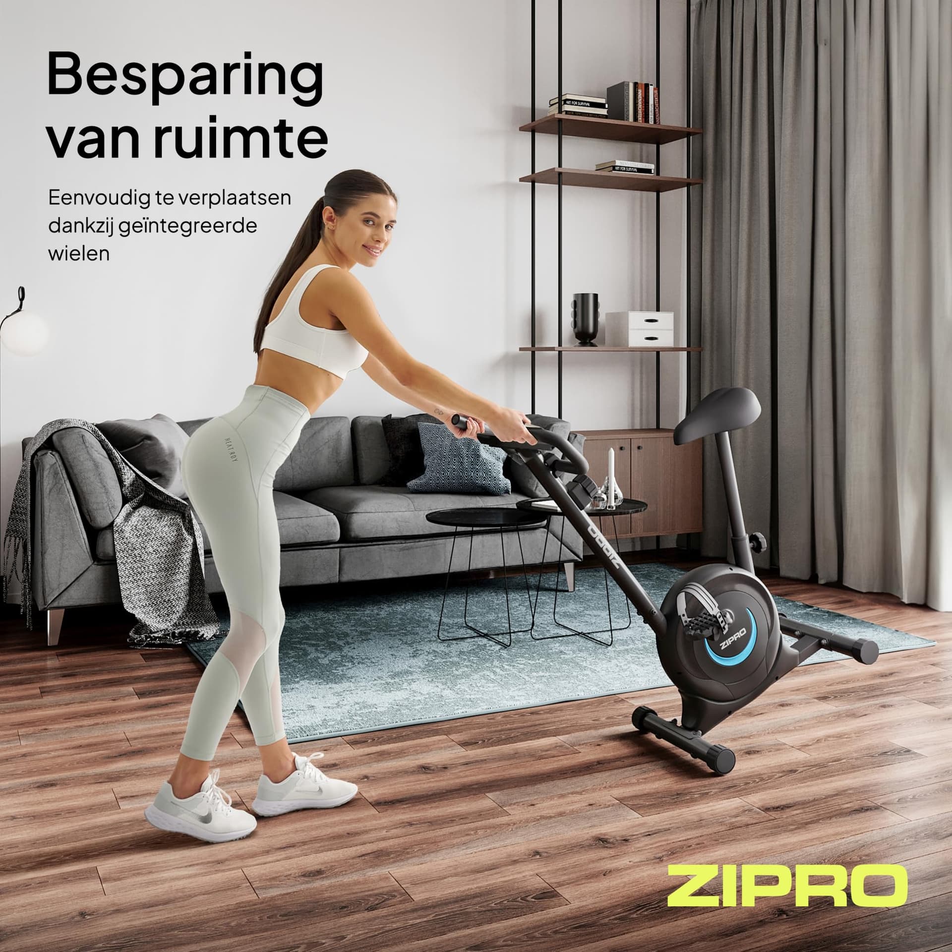 ZIPRO Cyclette da Casa con 8 Livelli di Resistenza Magnetica – Bild 7